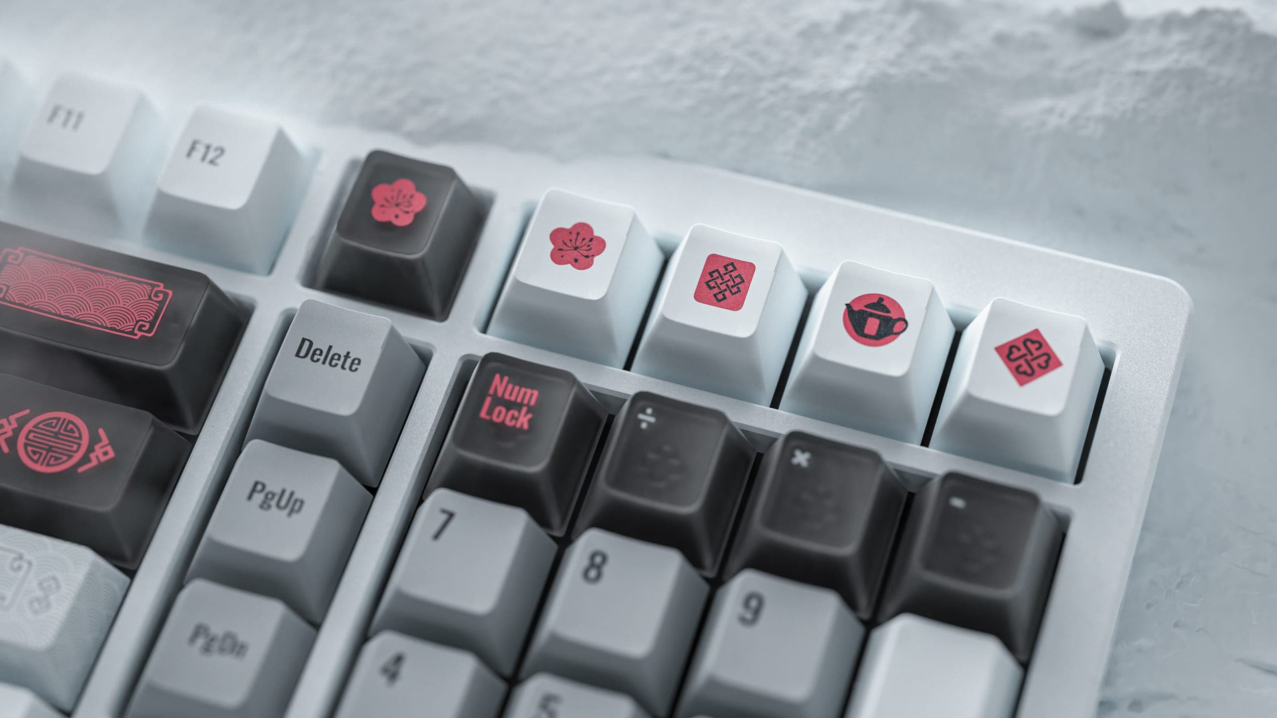 ALOHAKB AUSICIOUS SNOW Keycaps image 13