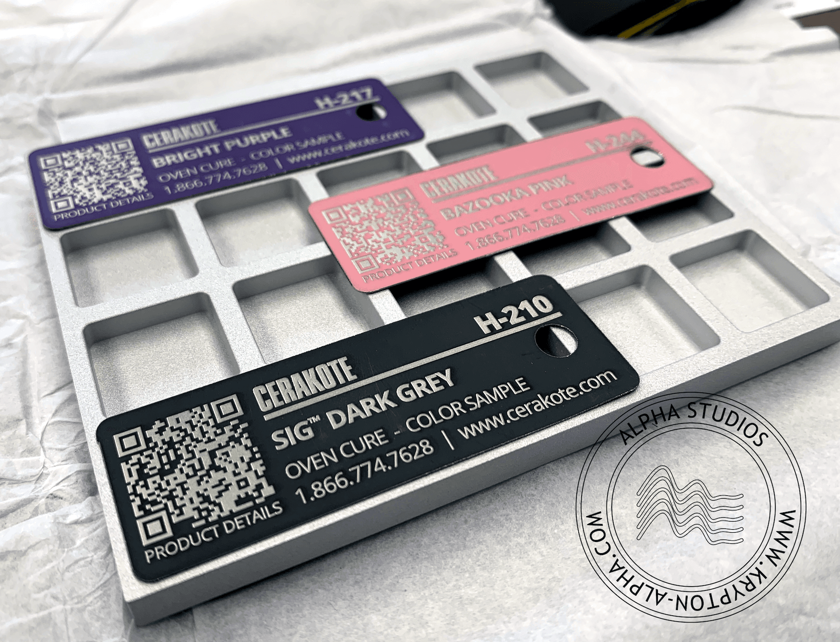 [Pre-Order] Krypton Alpha T19A Artisan Tray. Aluminium & Cerakote™ with Badge image 15