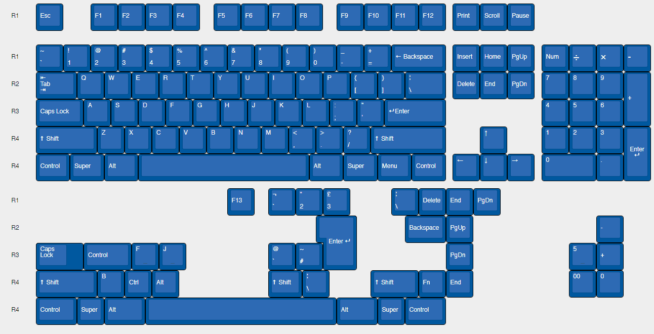 GMK Classic Blue - Shipping! image 4