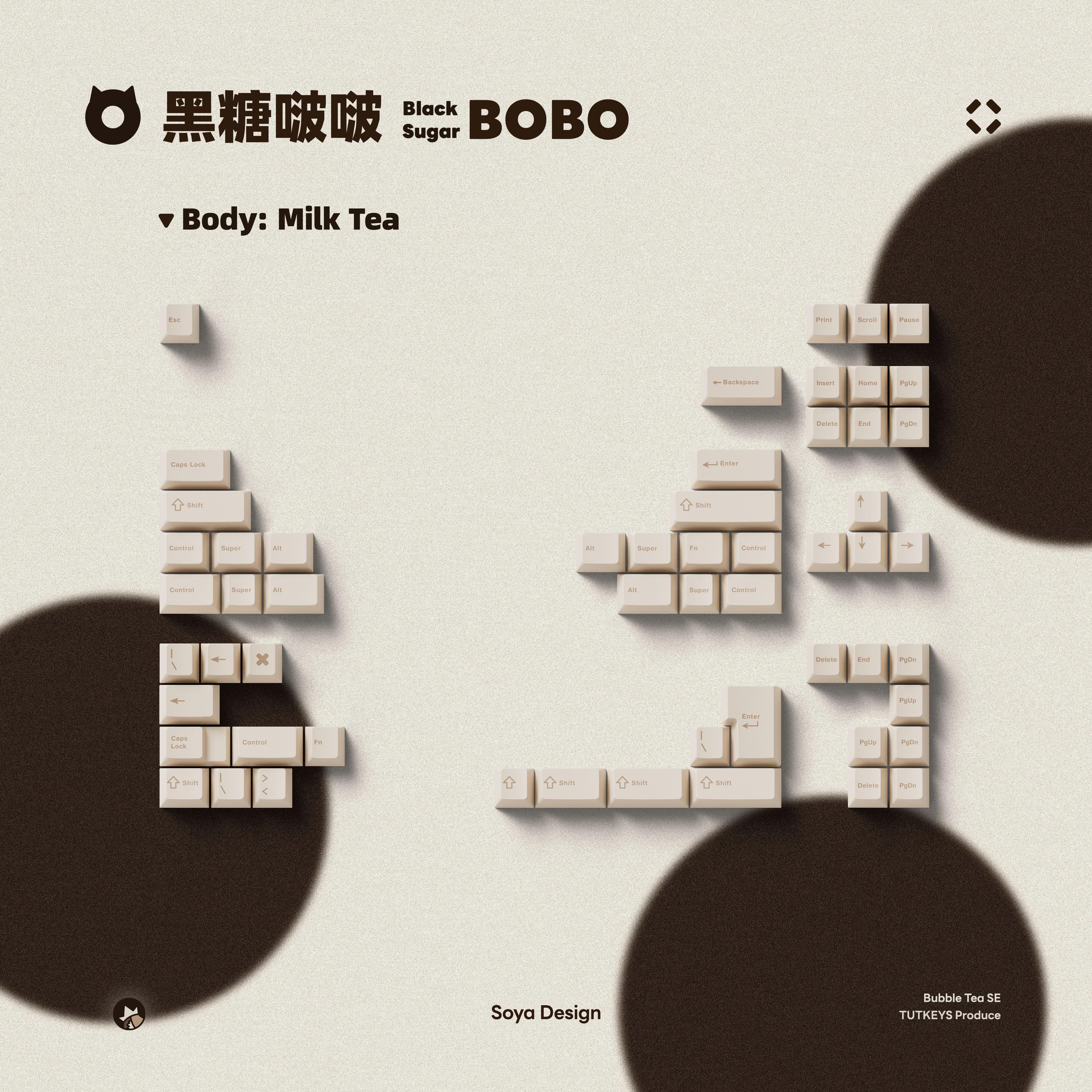TUTKEYS Black Sugar Bobo Keycaps image 5