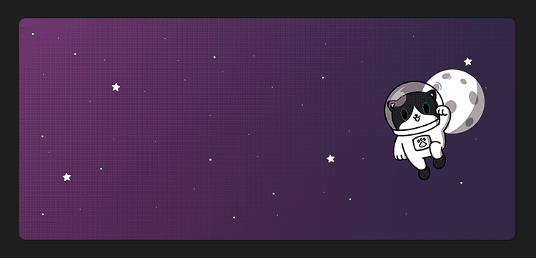 CosmiCat Deskmat Group Buy - Cats in Space..space...space.. image 5