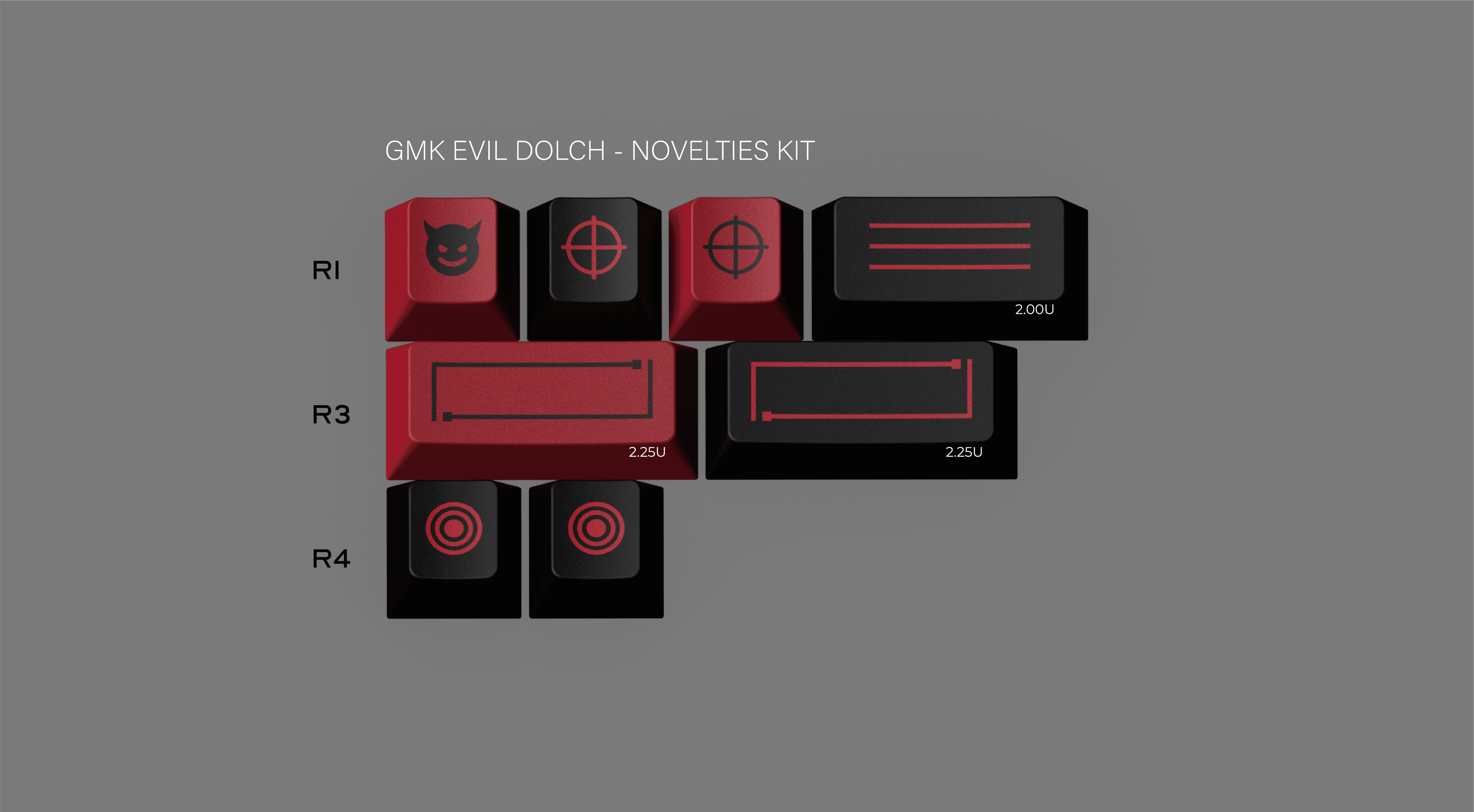 GMK Evil Dolch - The Split / 60% BASE KIT STARTS AT 39USD image 10
