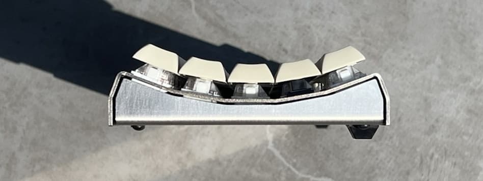 Curve0 - Curved Stainless Steel 60% Keyboard [Done!] image 13