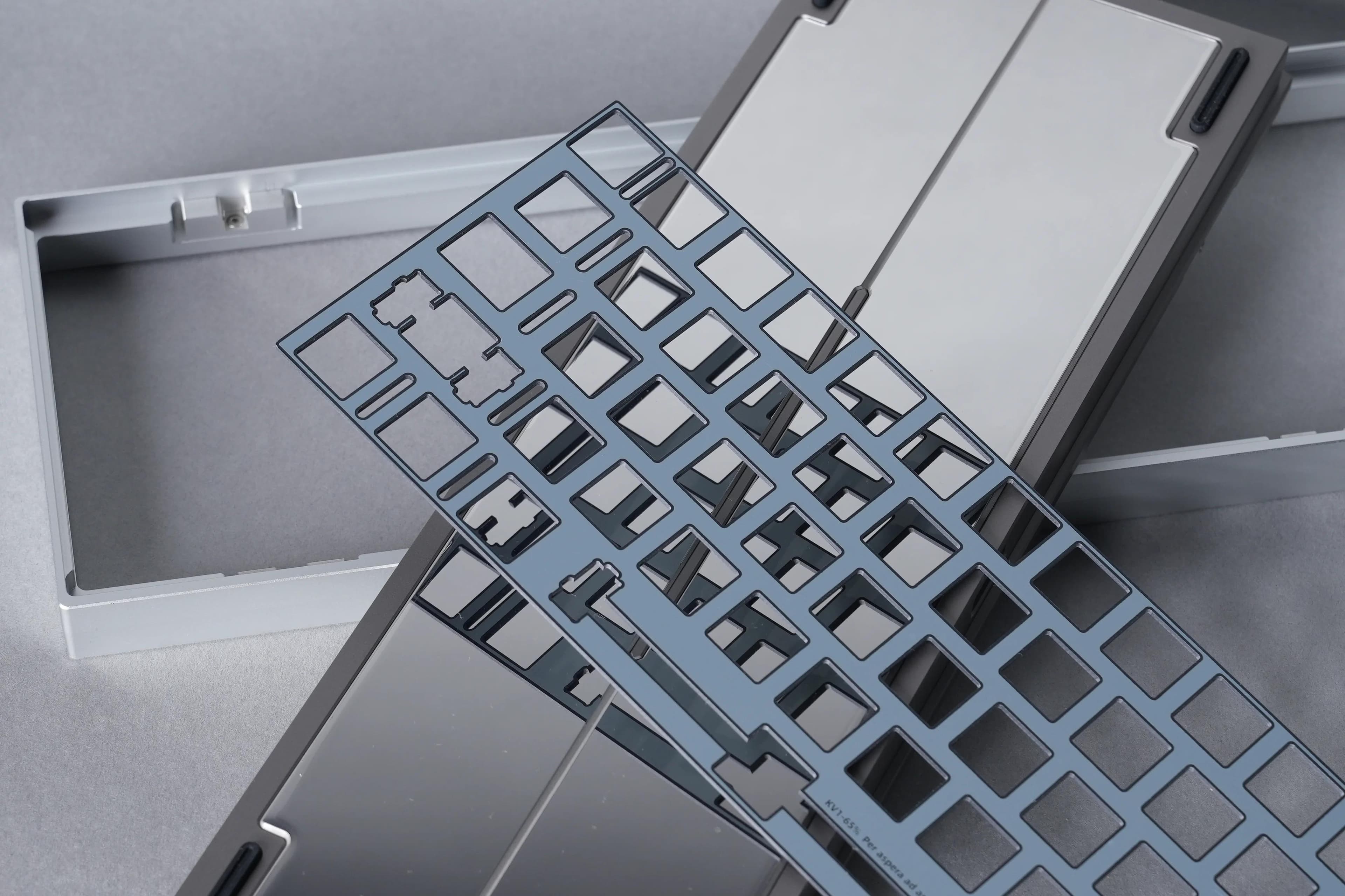 KV1-65%-65% Layout QMK/VIA Support Screwless Keyboard image 18