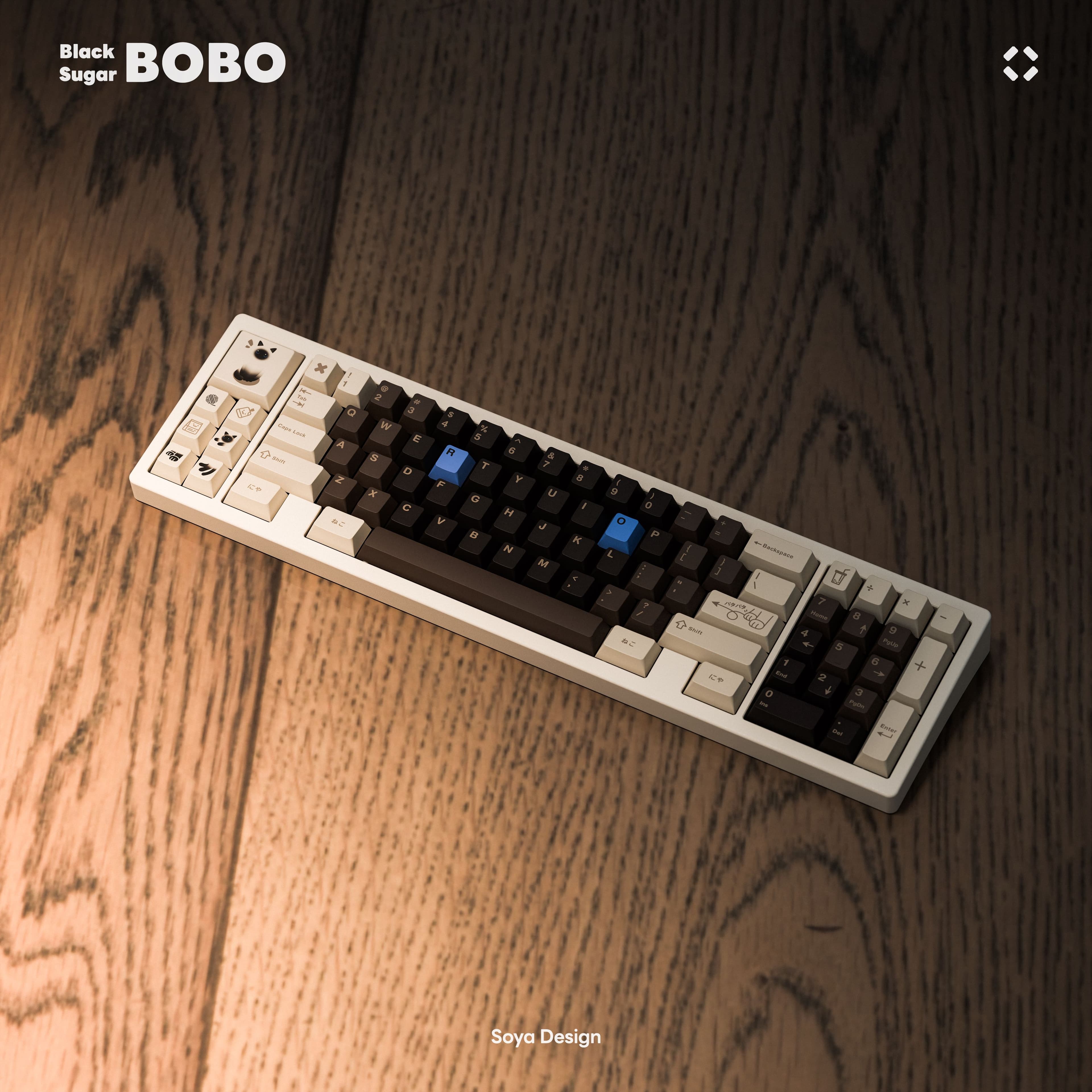 TUTKEYS Black Sugar Bobo Keycaps image 32