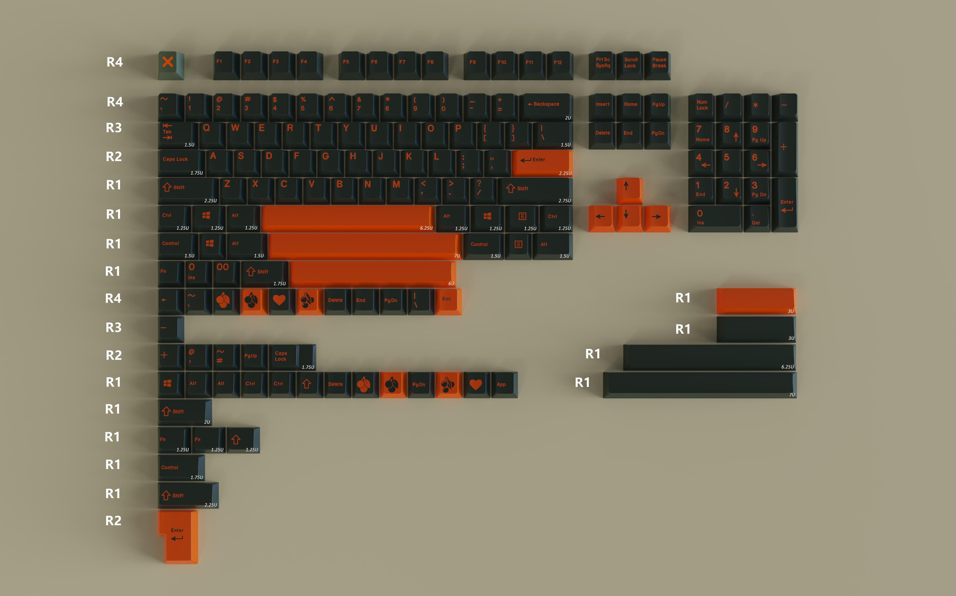 ePBT ABS Doubleshot Vermilion on Oil | Group-buy ended image 3