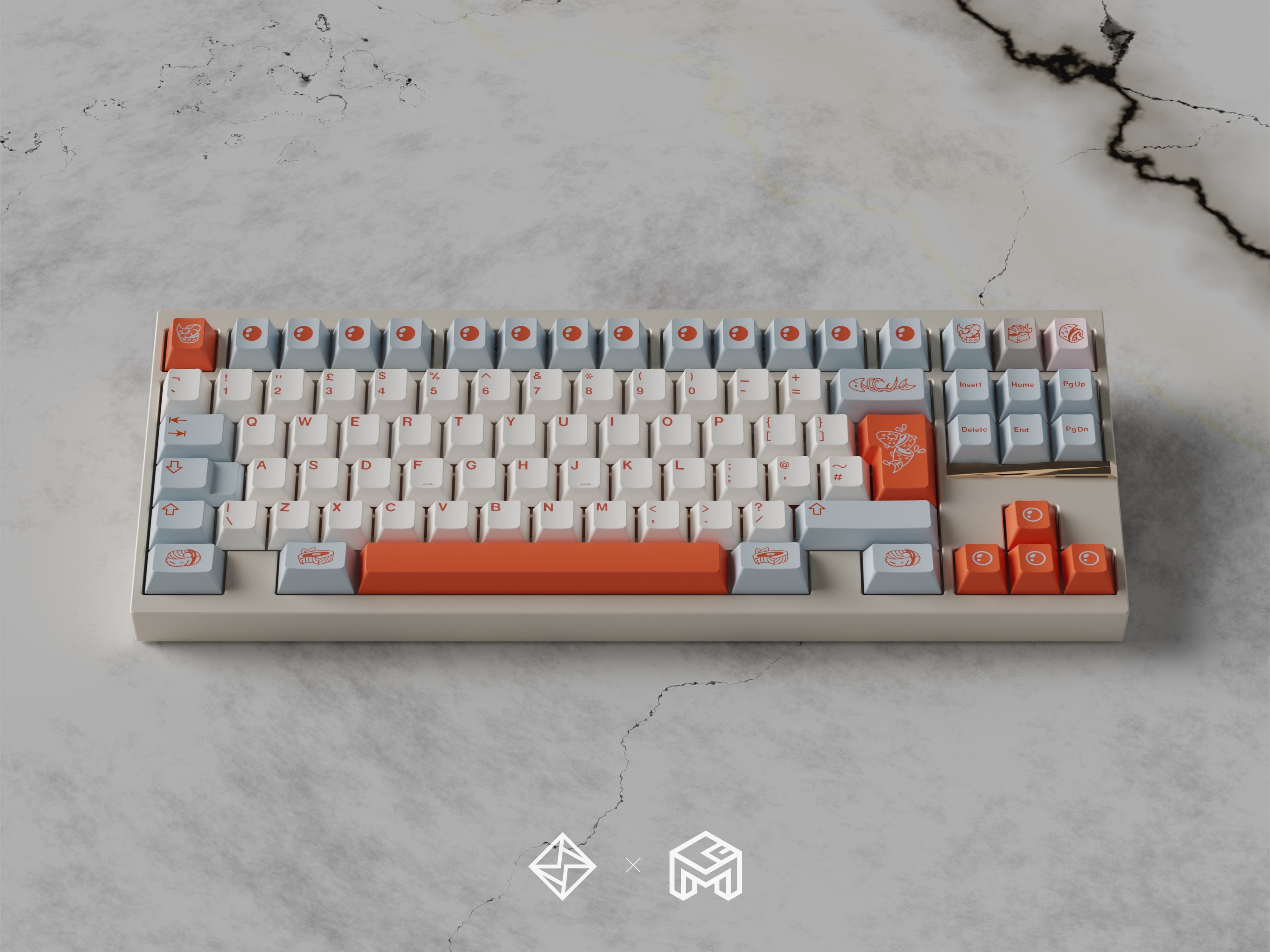 GoMaster Salmon: Reborn R2 Keycaps image 9
