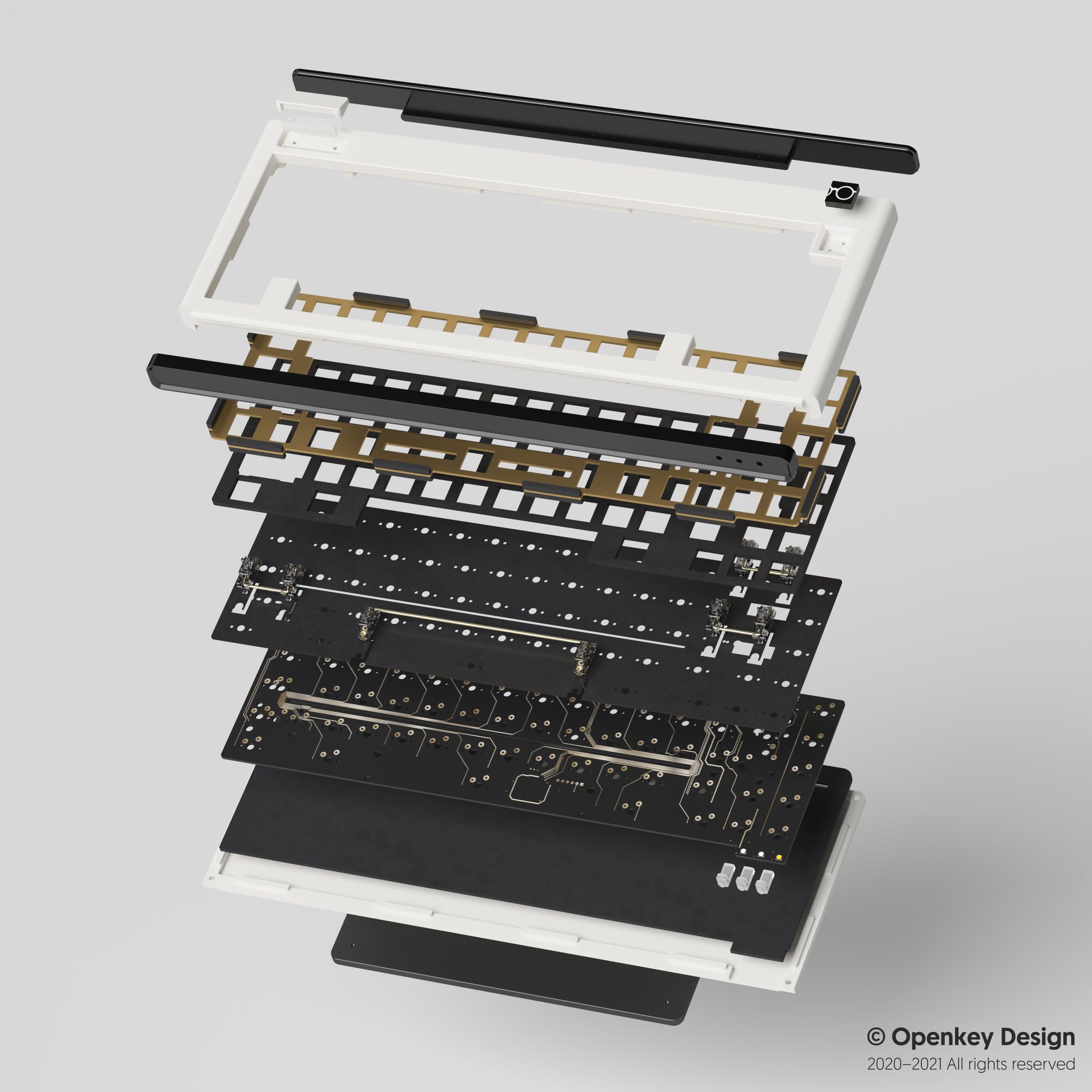 PHASE ONE 65 GASKET MOUNT MECHANICAL KEYBOARD DIY KIT image 15