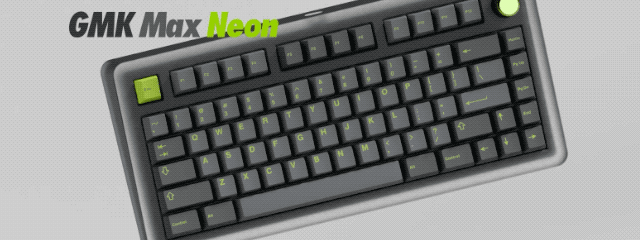 GMK Max Neon - based on all things green and grey image 11