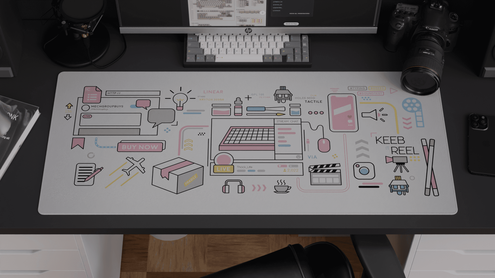 Keeb It Reel Deskmat | 1 Sep - 1 Oct image 4