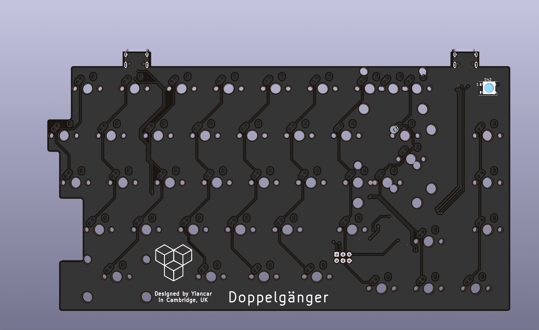 Doppelgänger - 65ish% Split + Macro Pad image 19
