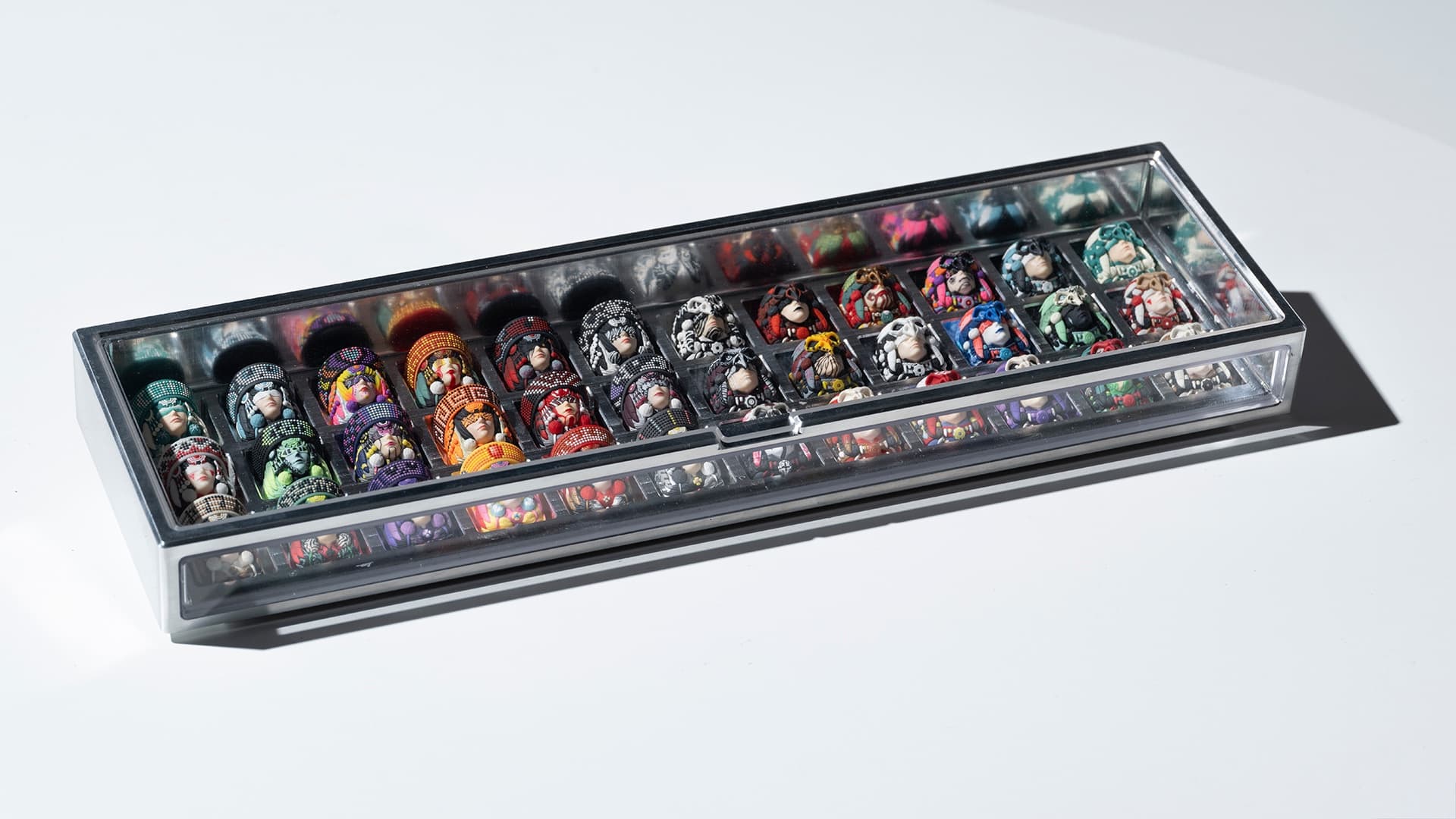 Atrium: A premium, multiple window artisan keycap display box image 18