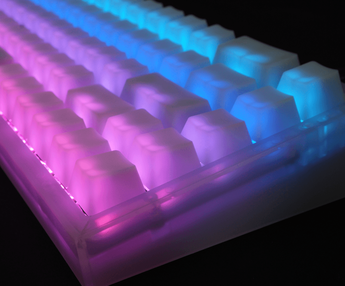 POM Jelly Keycaps with Lettered and Blank Variations image 5