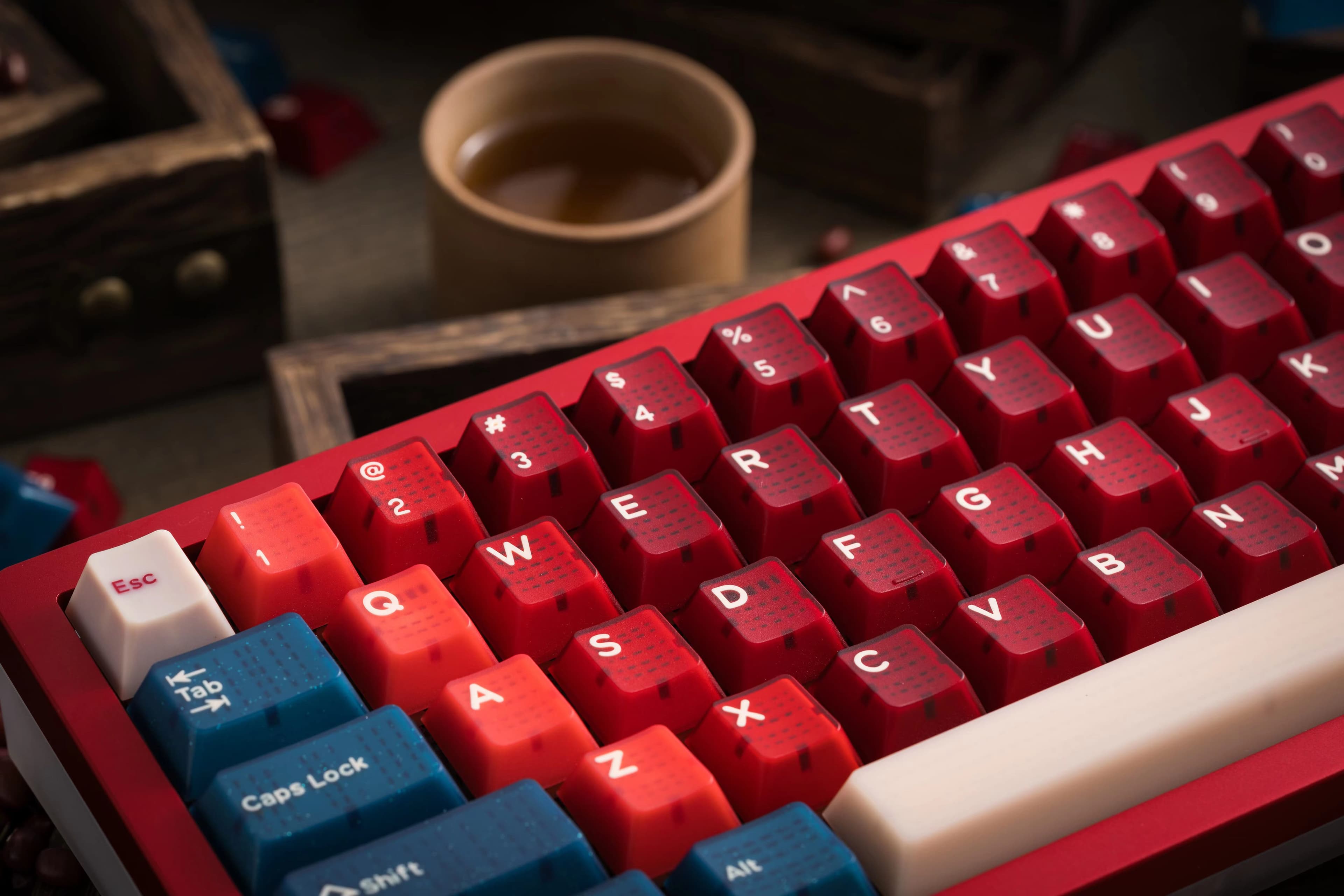 Red Bean Keycaps by Hifi Fox image 4