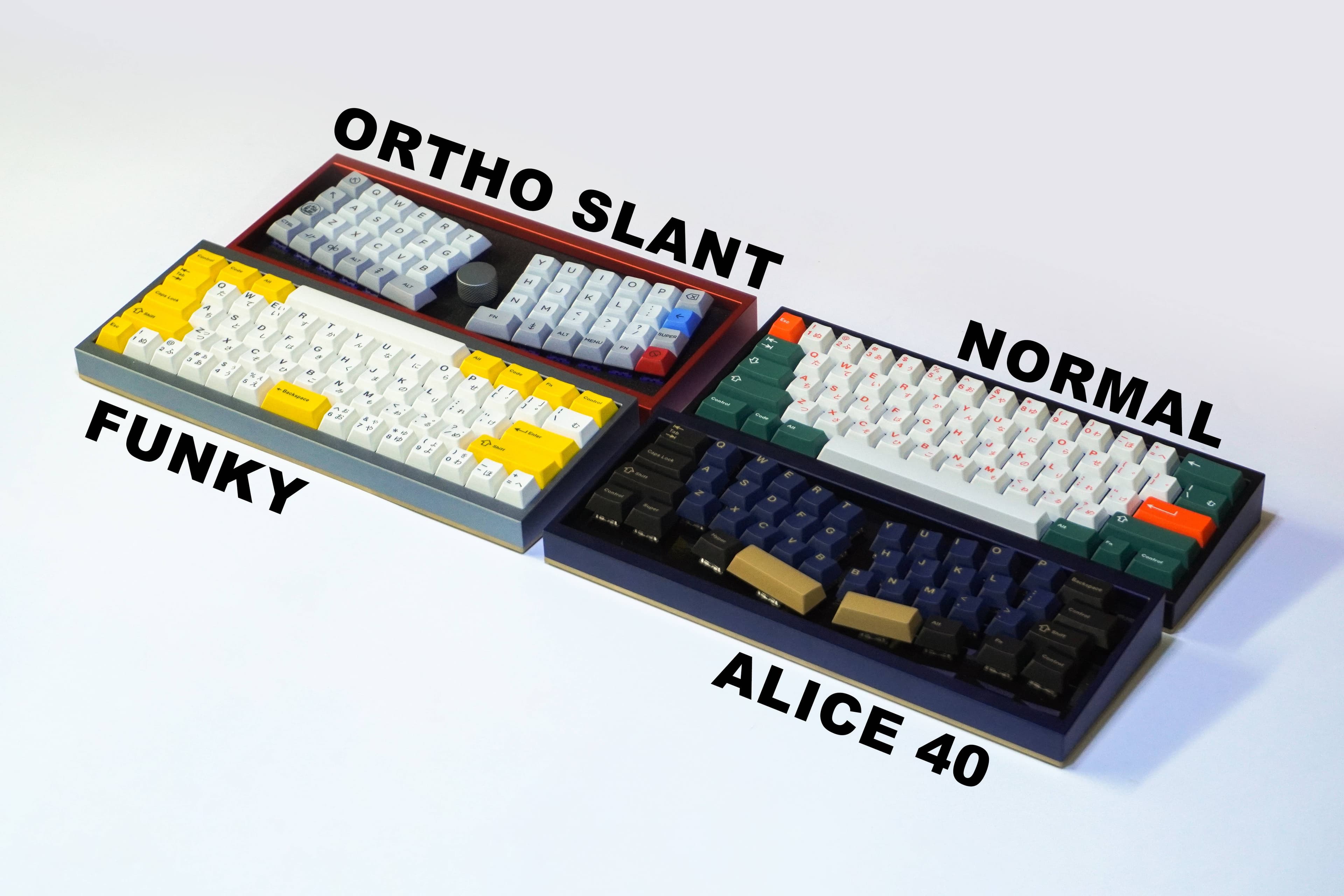 Funky60 | 60% With a Funky, Normal, Alice 40 and Ortho-Slant Layouts image 11