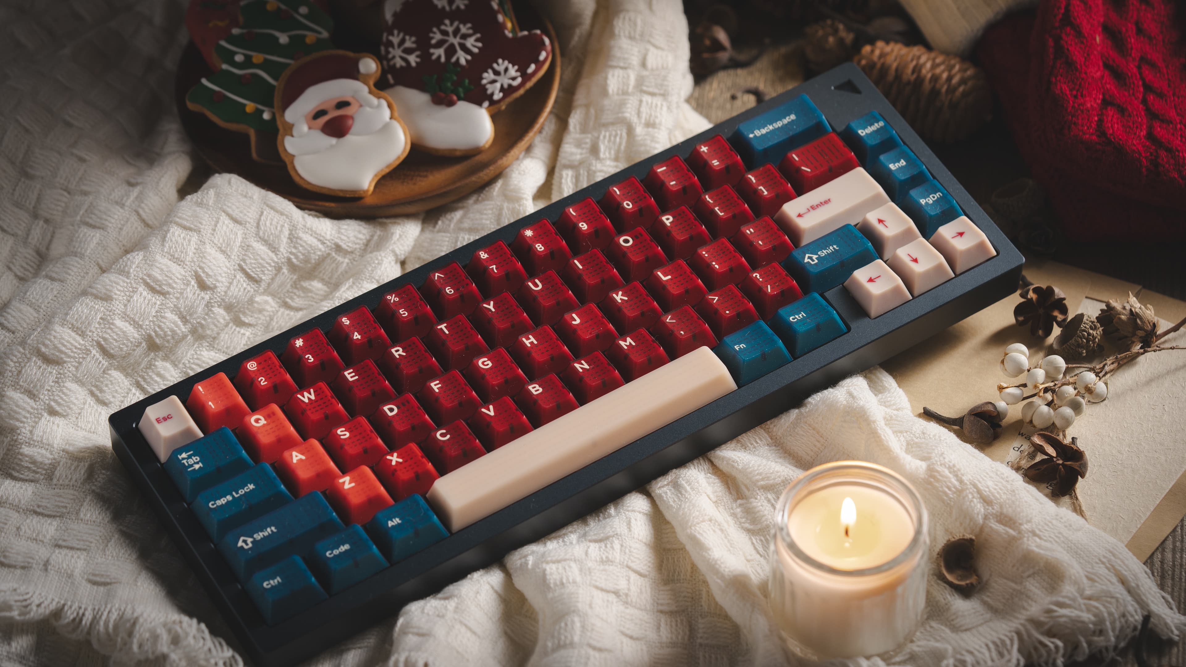 Red Bean Keycaps by Hifi Fox image 6