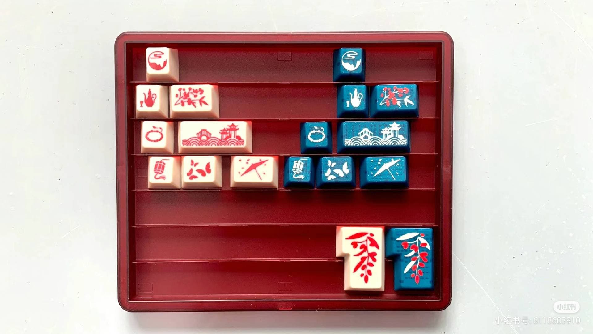 Red Bean Keycaps by Hifi Fox image 9