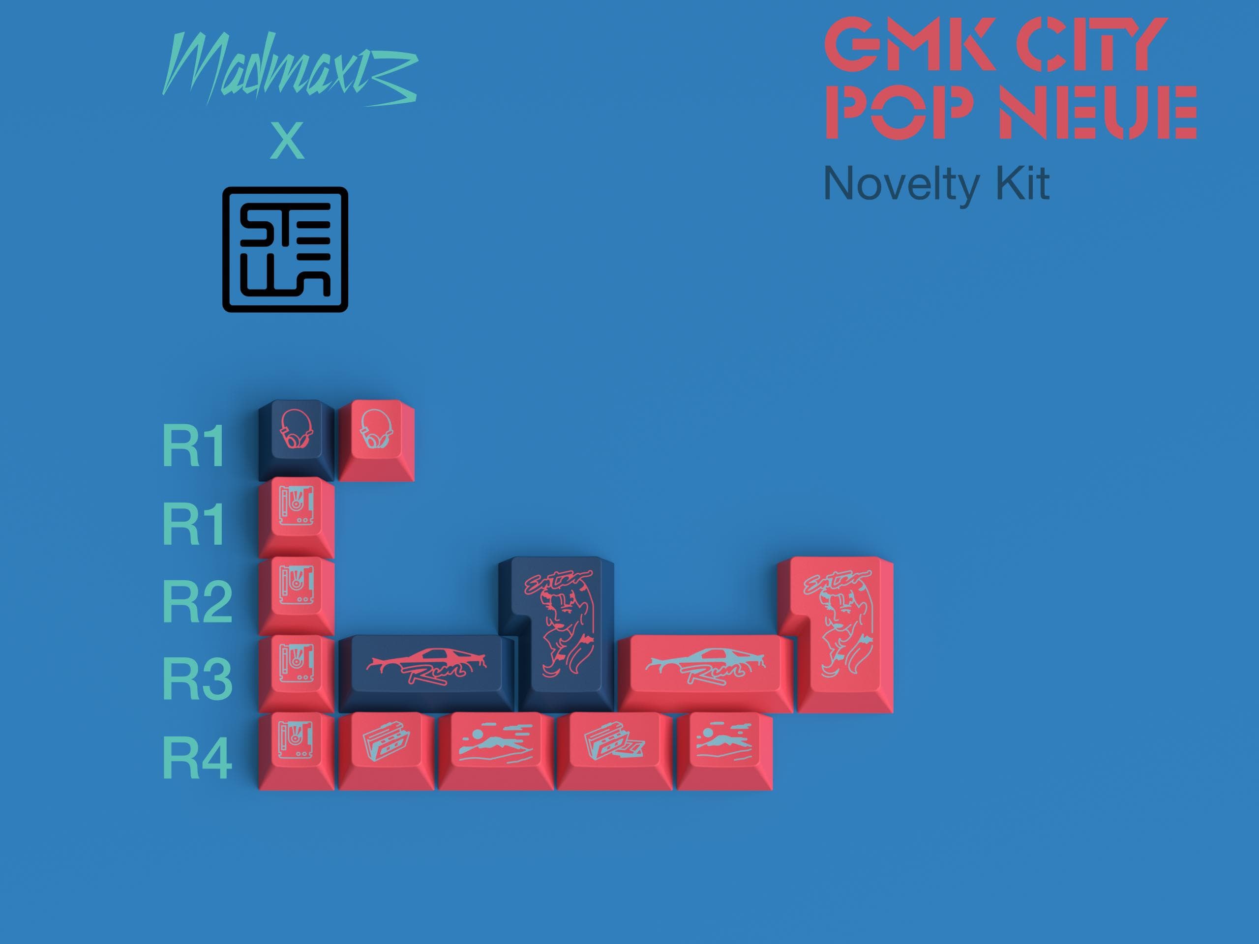 GMK CYL City Pop Neue- Updated Renders, Added SEA/SGP Vendor image 10