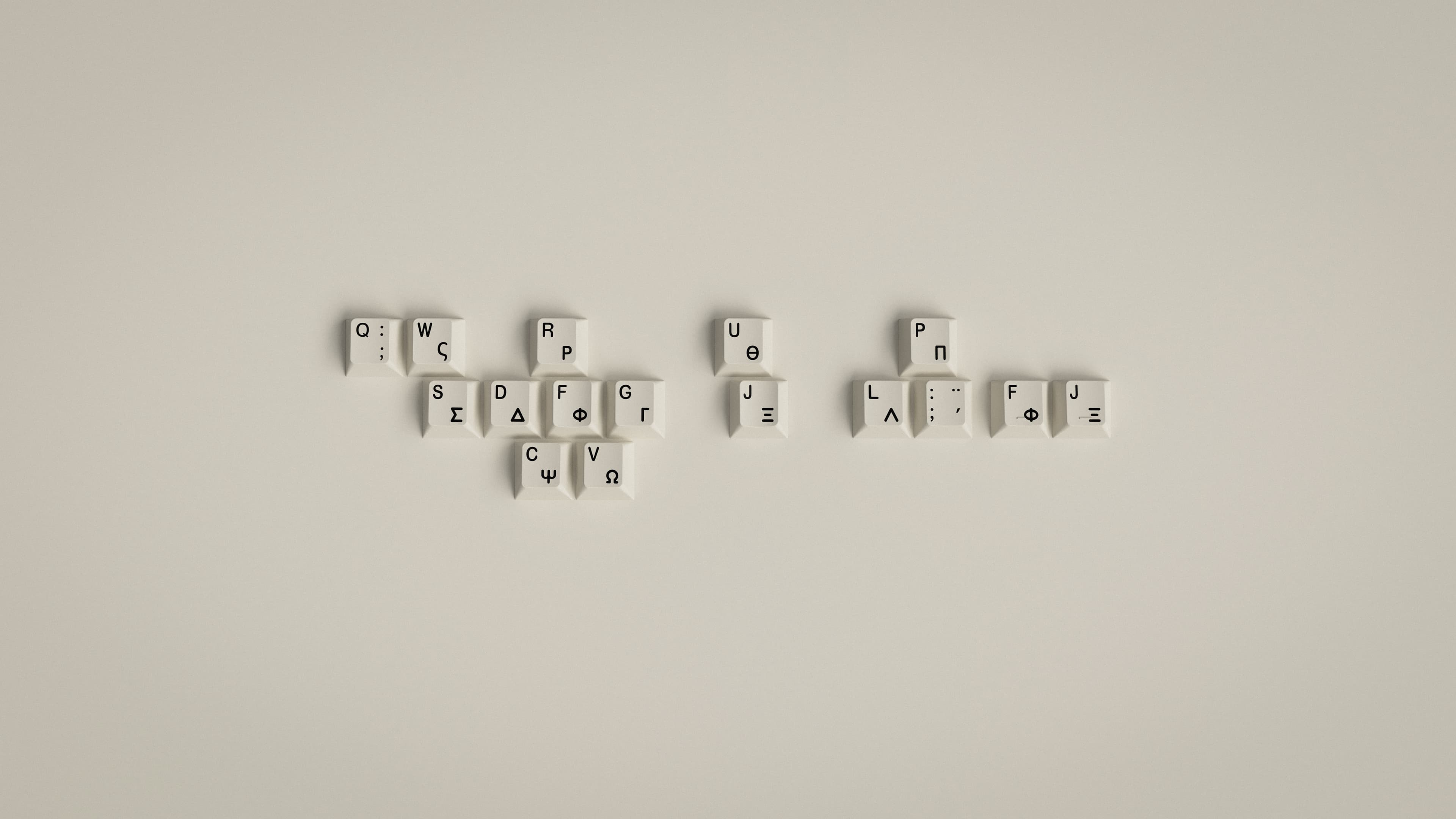 GMK Greek Beige Add-on Kit: SHIPPING image 2