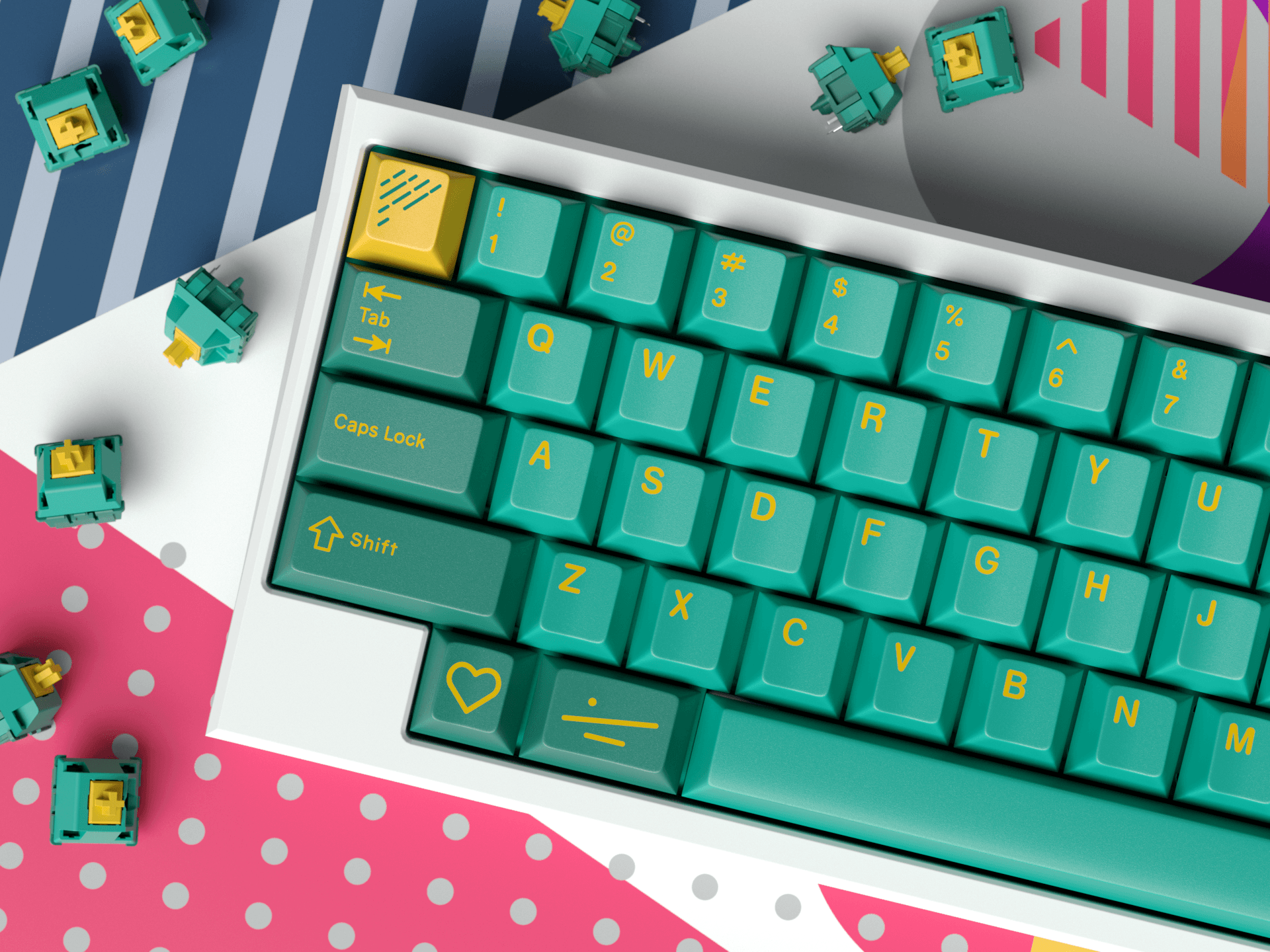 GMK Baltic and Gateron x Baltic Ink v2 switch (GB closed) image 6