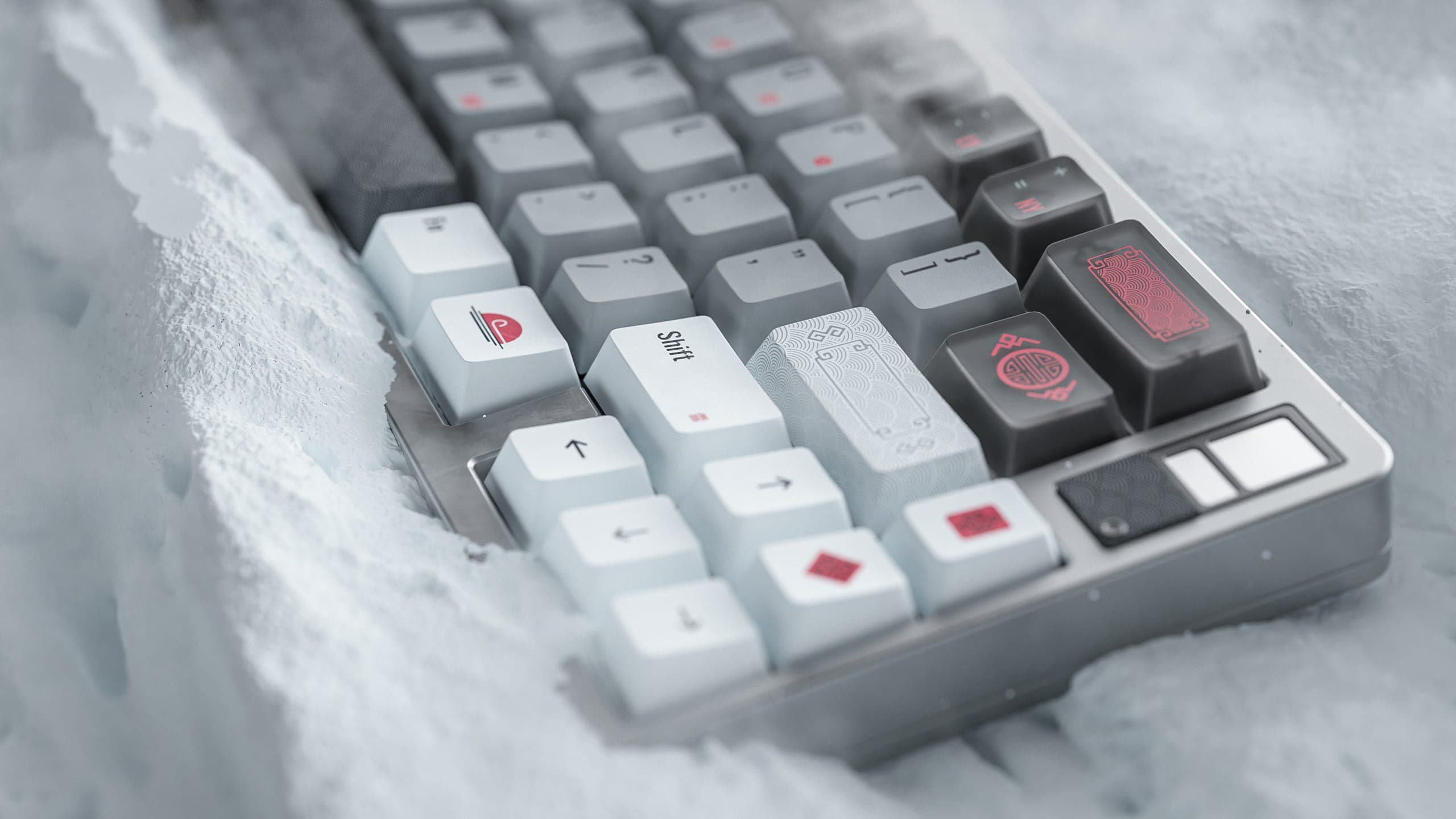 ALOHAKB AUSICIOUS SNOW Keycaps image 16