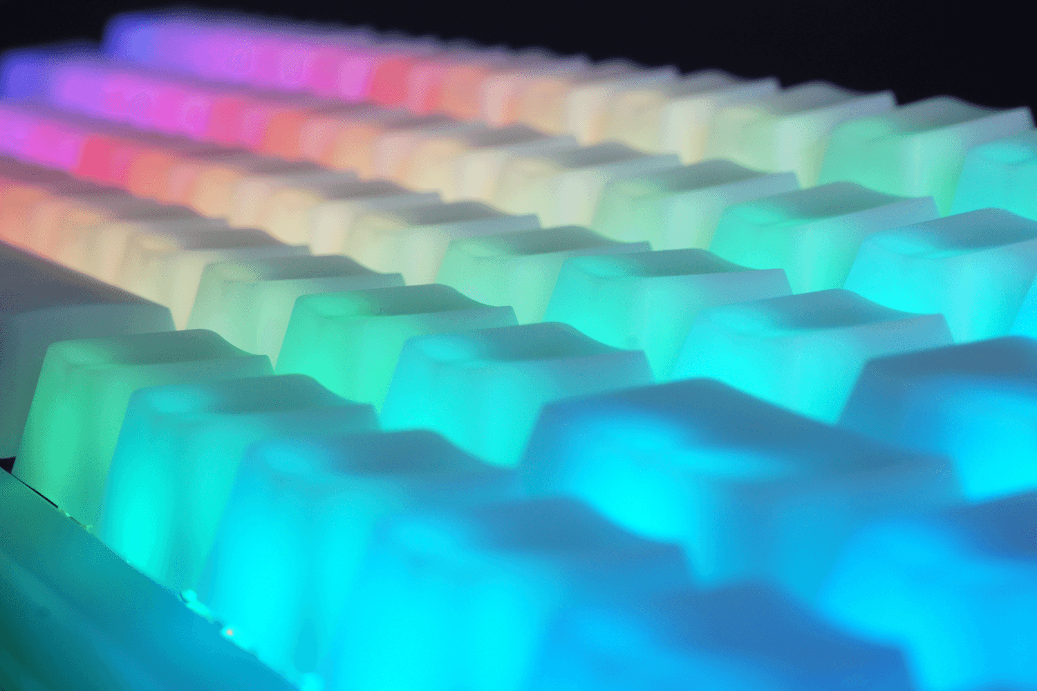 POM Jelly Keycaps with Lettered and Blank Variations image 3