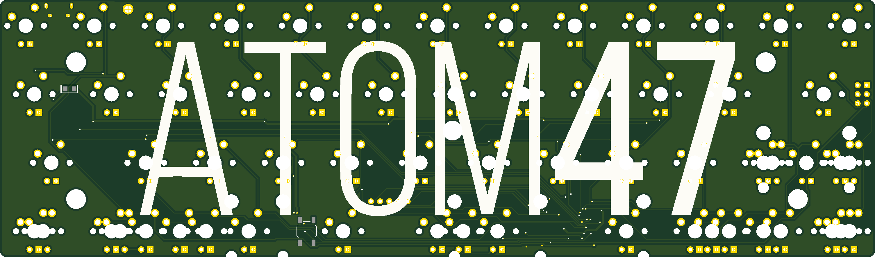 Atom47 PCB for the Vortex Core - Round 1 (Completed)