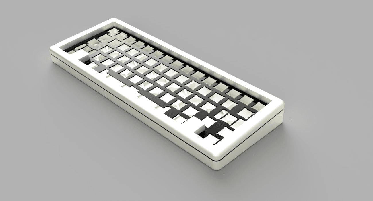 HONEYBOARD 60% - STORMTROOPER WHITE CERAKOTE - Closed image 4