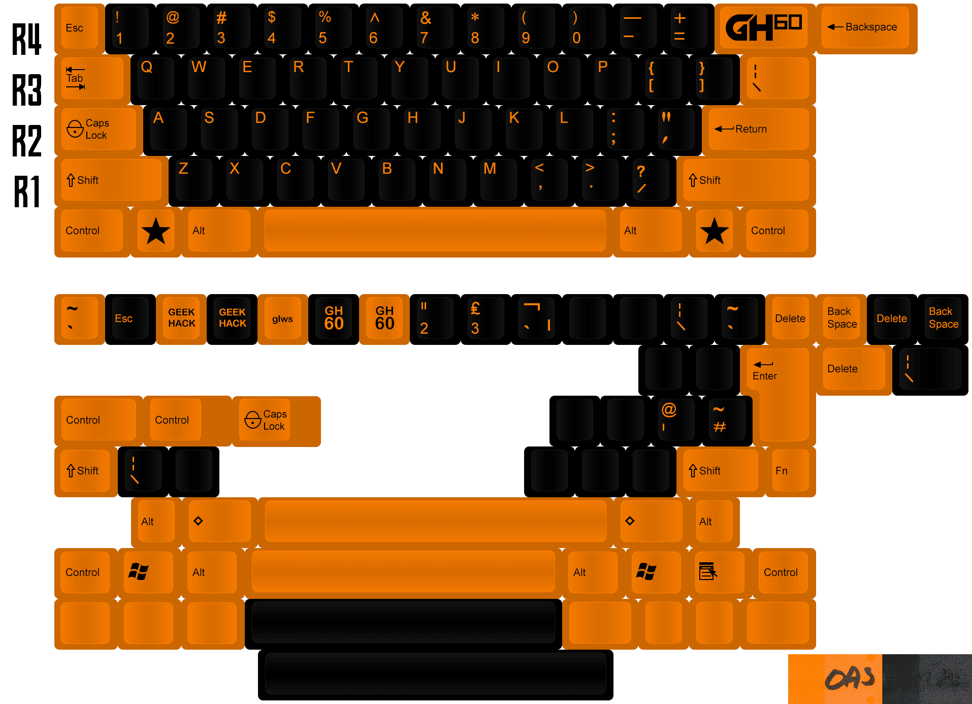 (GB) The GeekHack 60% Nostalgia Keyset (shipped) image 2