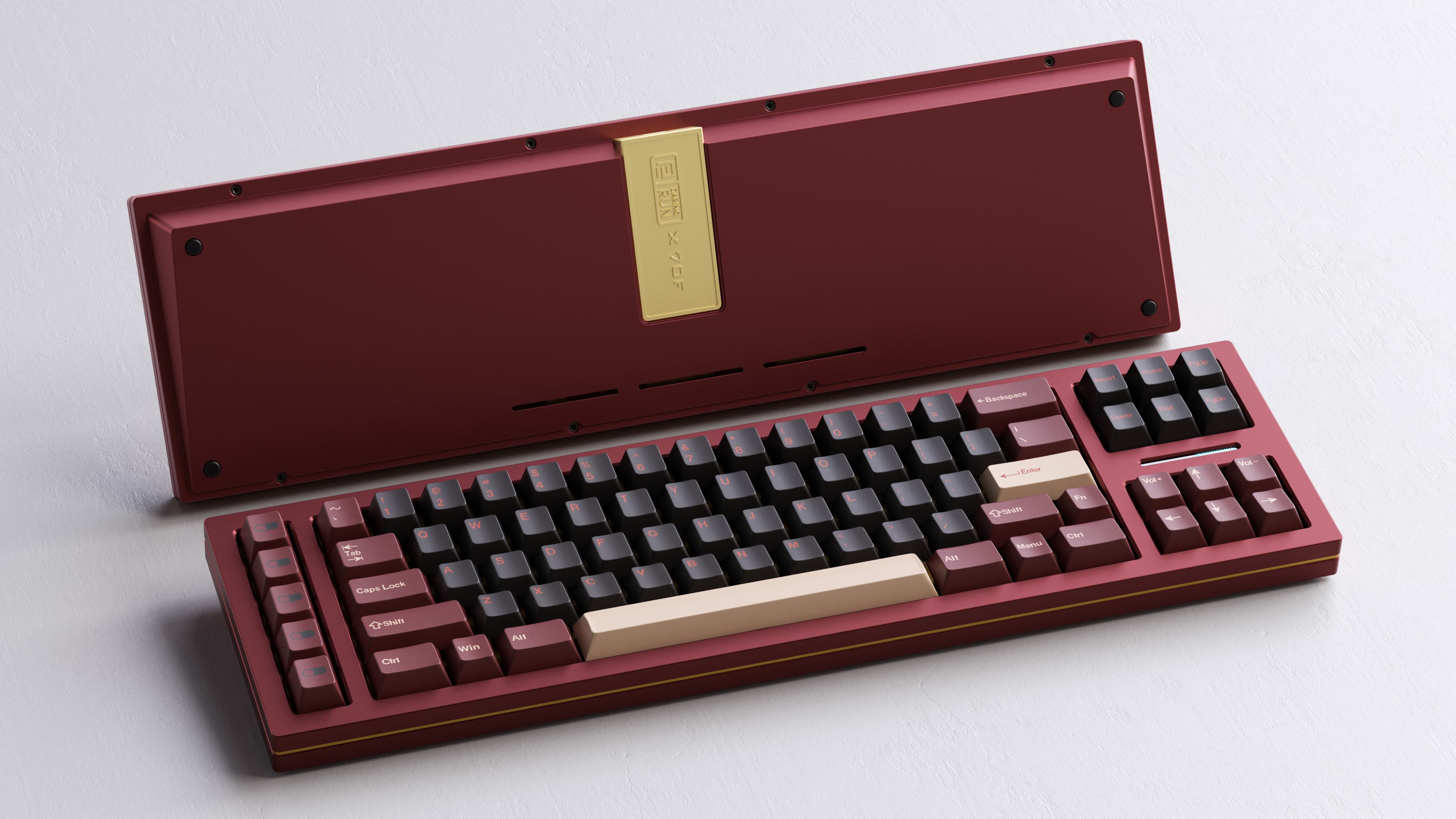 DR-70F Keyboard,70%+5% keyboard can be rotated and switched. image 9