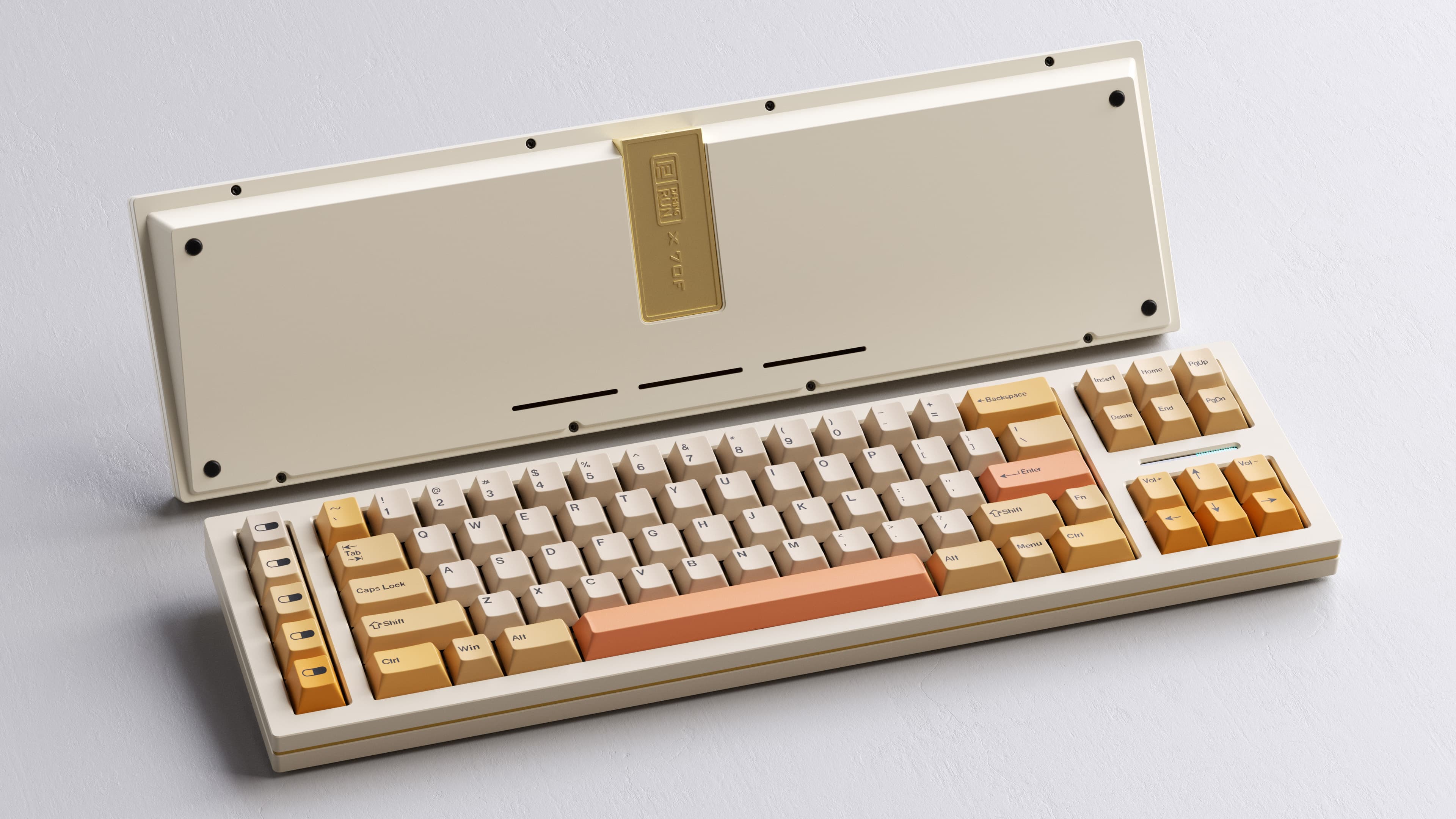 DR-70F Keyboard,70%+5% keyboard can be rotated and switched. image 8