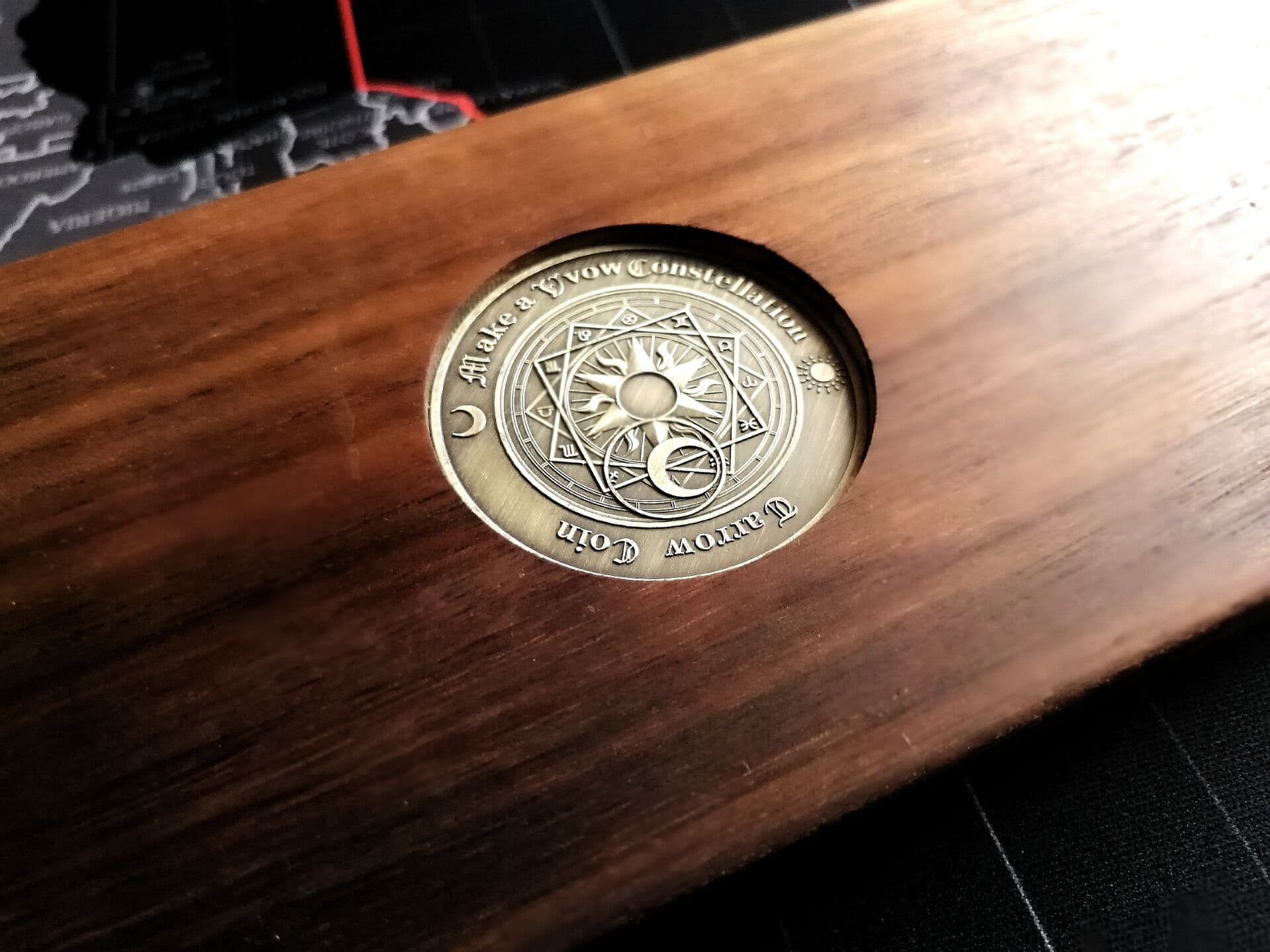 Stunnning Planet Walnut Wood Palm Rest 【IN PRODUCTION】 image 5