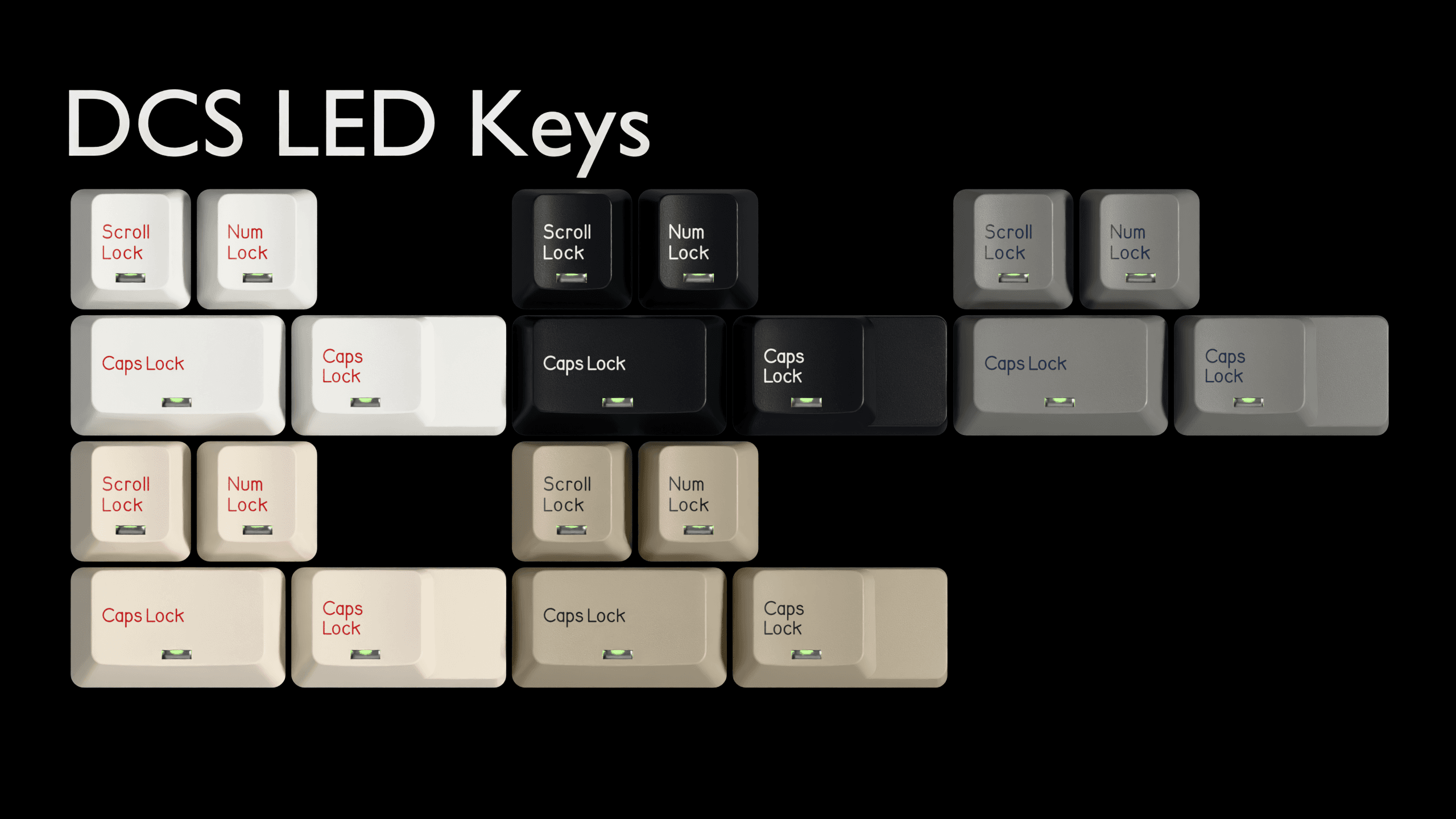 DCS LED Keys - Fill up the Google Form!