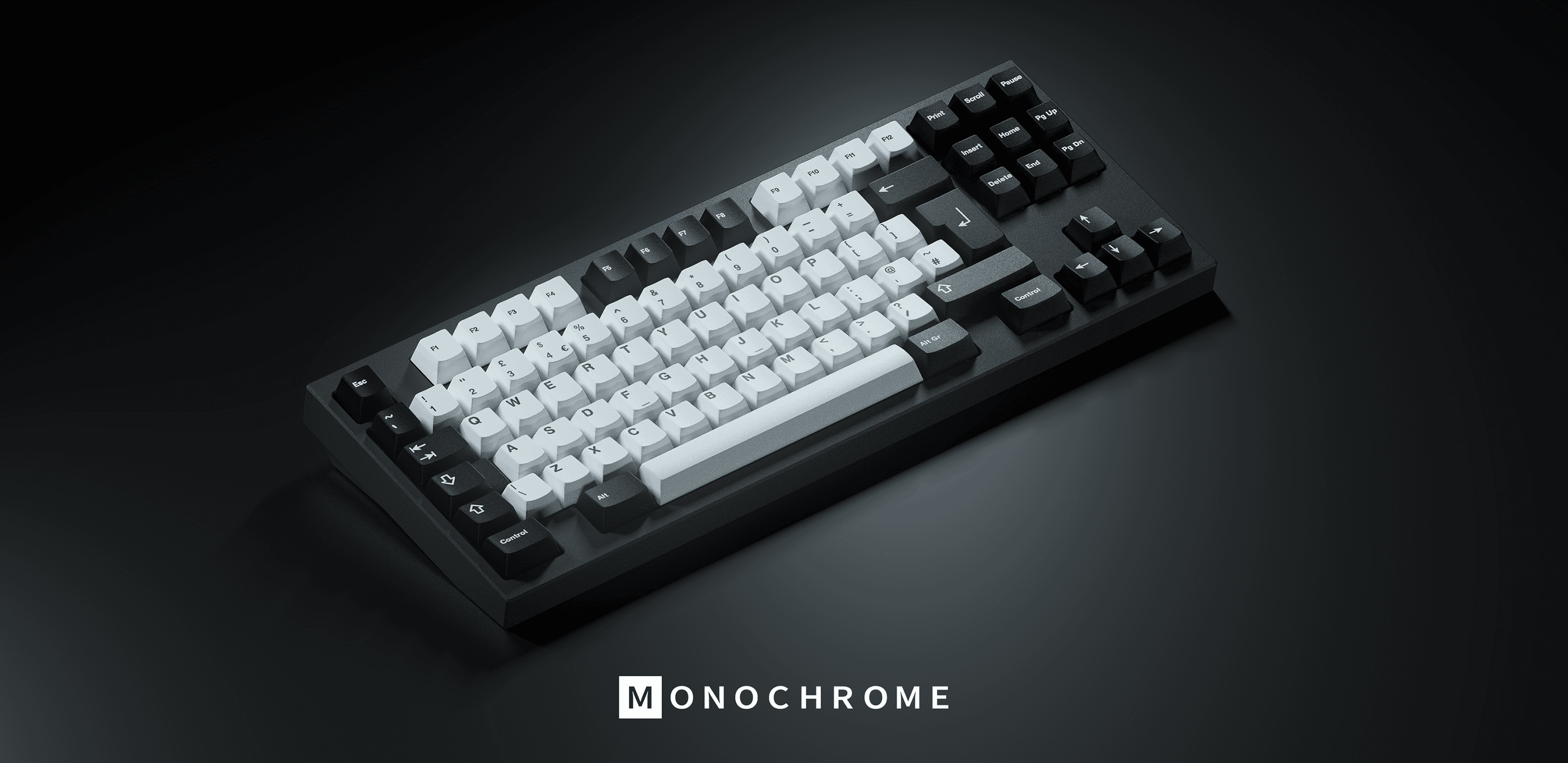 GMK Monochrome R2 - GB Closed