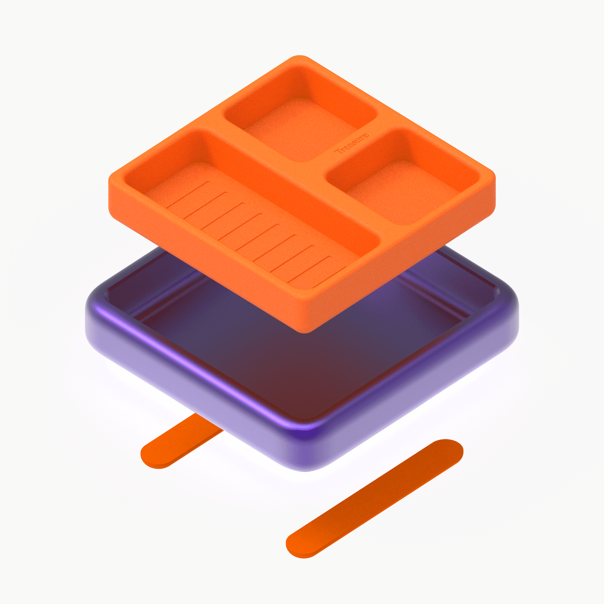 Treasure TRAY | Modular Tray for screws and artisans image 3