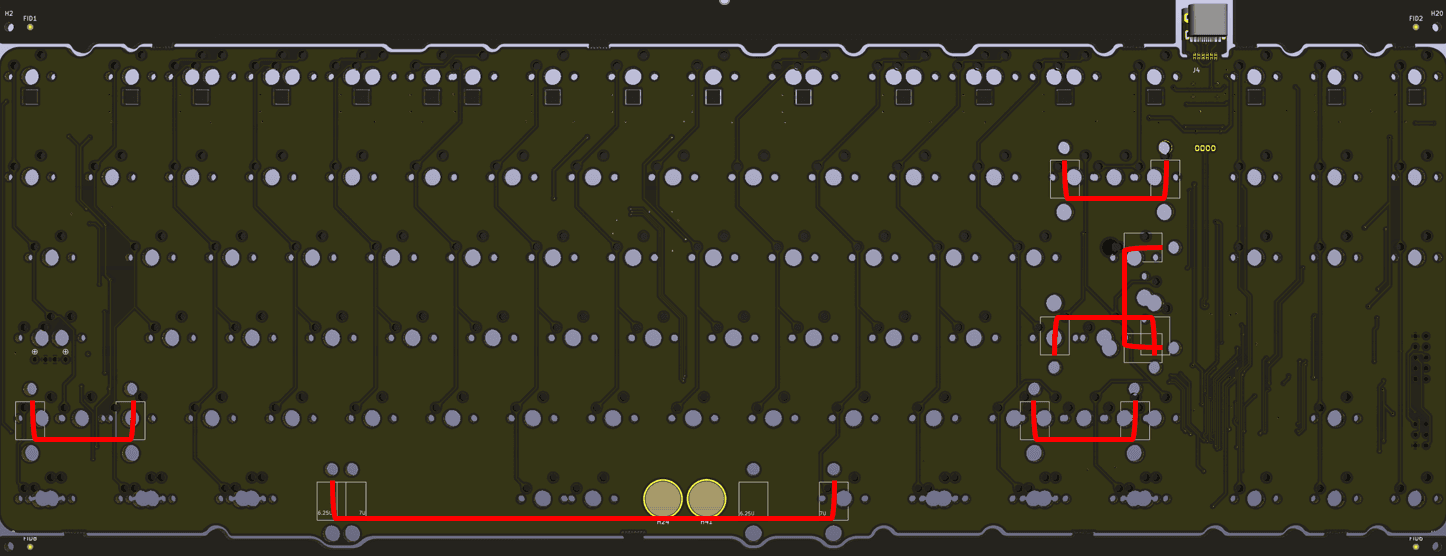 Mechlovin' Infinity87.5 - F12 & F13 TKL Compatible PCB image 3