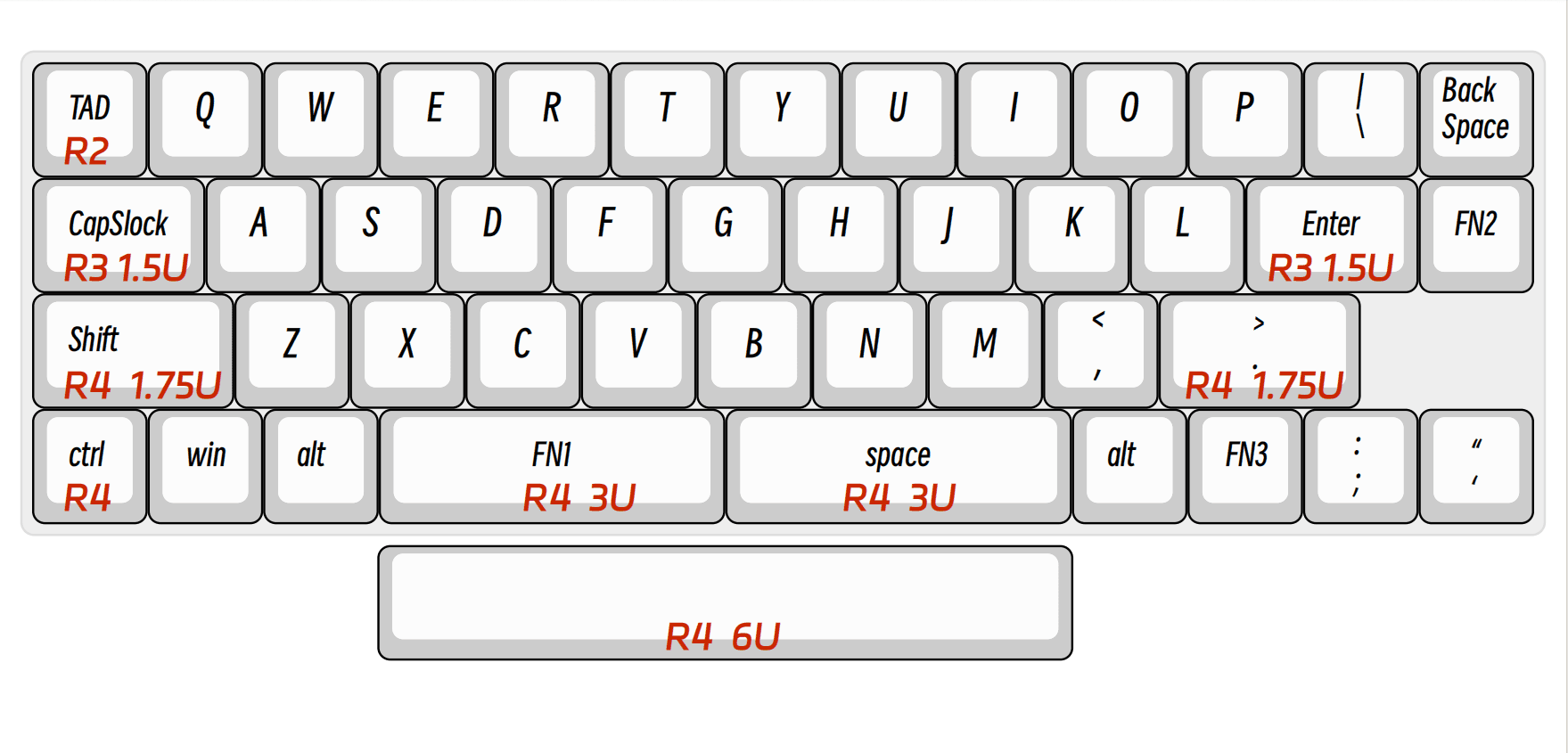 GuangQi 40% - VIA Support Gasket Hot-swappable Wireless Mechanical Keyboard image 18
