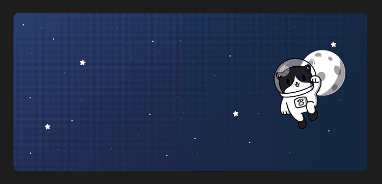 CosmiCat Deskmat Group Buy - Cats in Space..space...space.. image 4