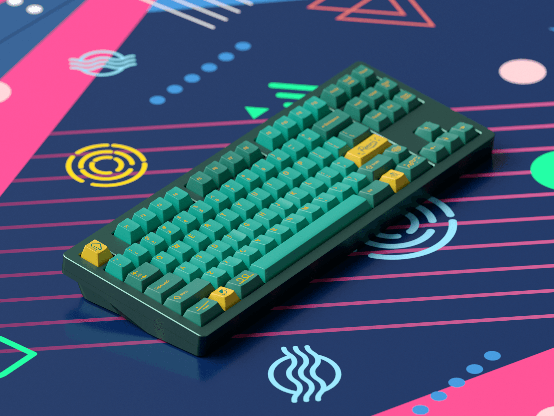 GMK Baltic and Gateron x Baltic Ink v2 switch (GB closed) image 9