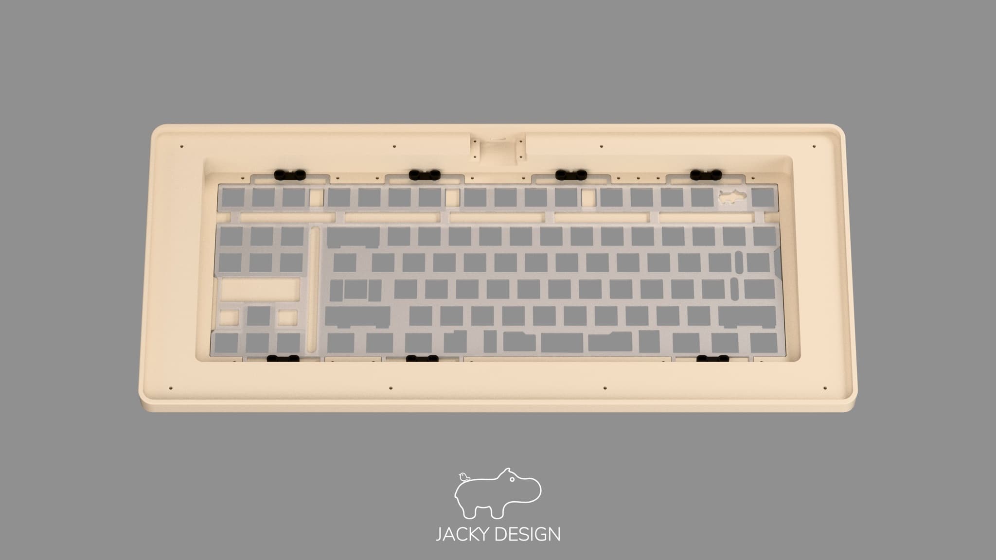 Hippo - Dual mount tkl custom keyboard (GB END) image 9