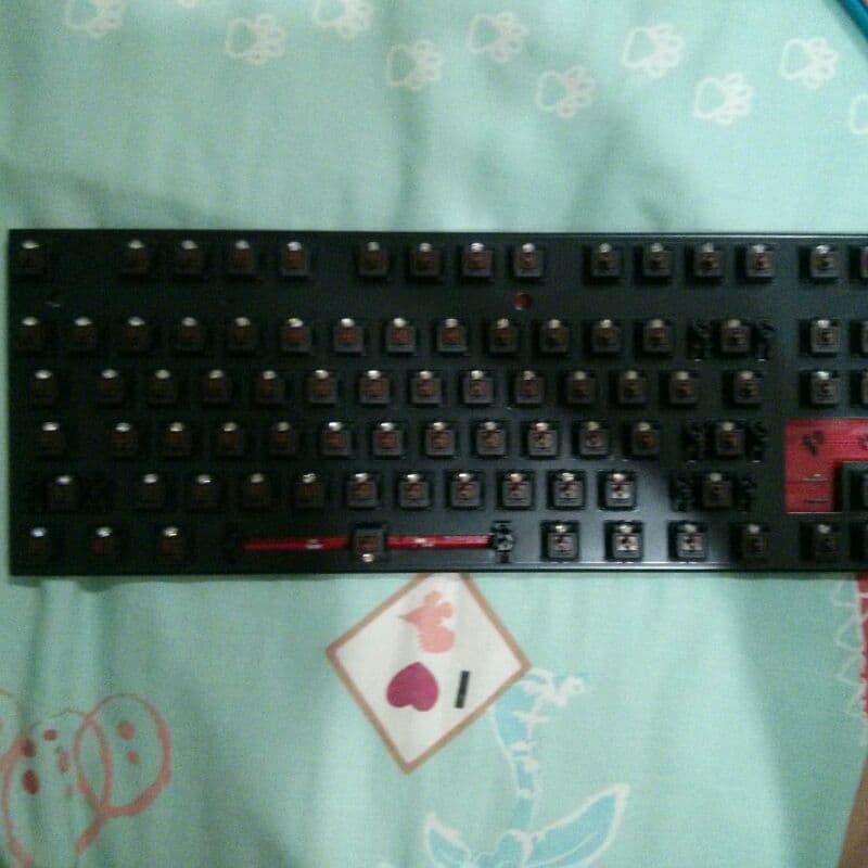 Stainless steel universal TKL plates (ANSI 125) image 2