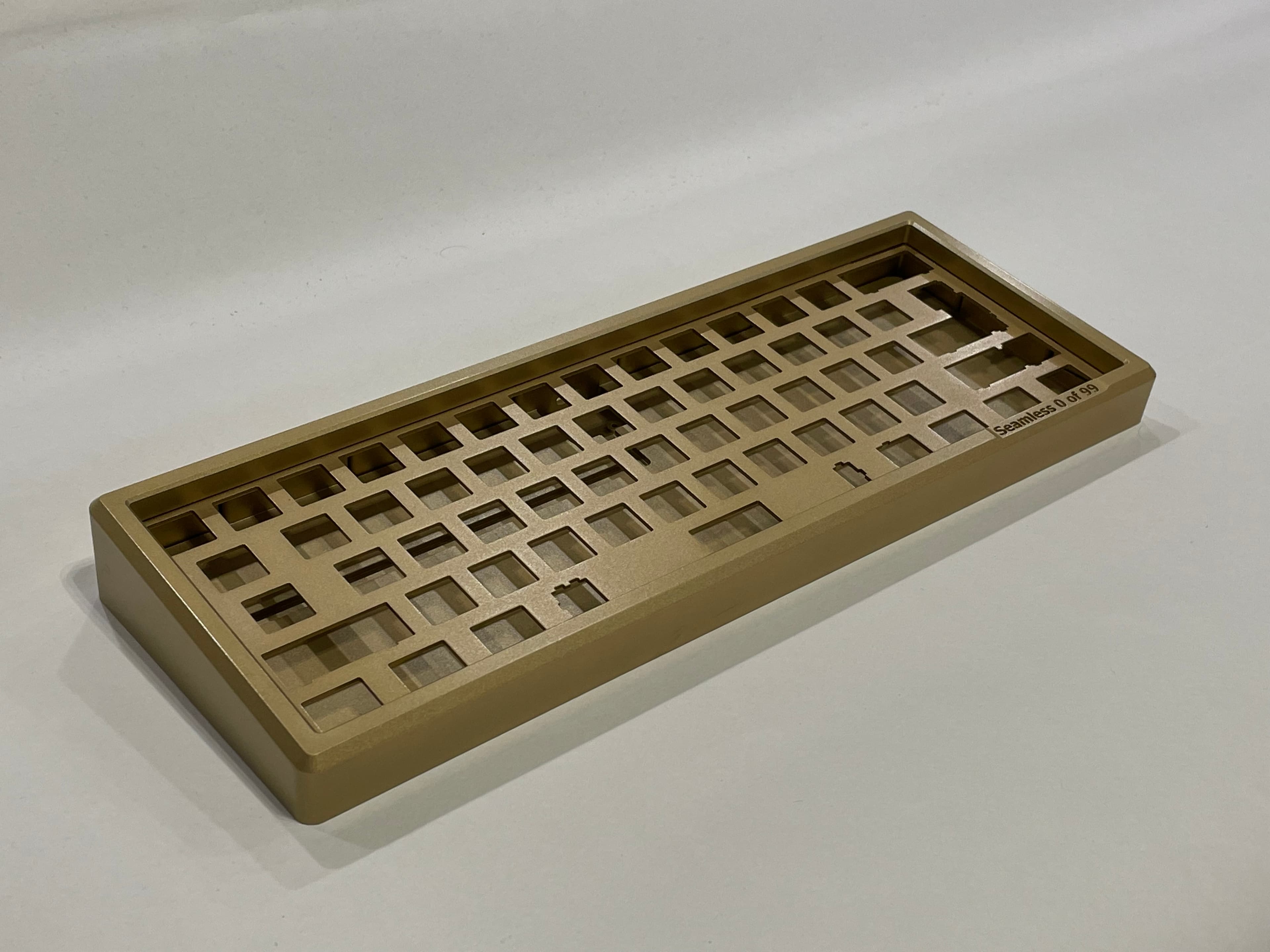 SeamLess 60% - a solid brass keyboard image 11
