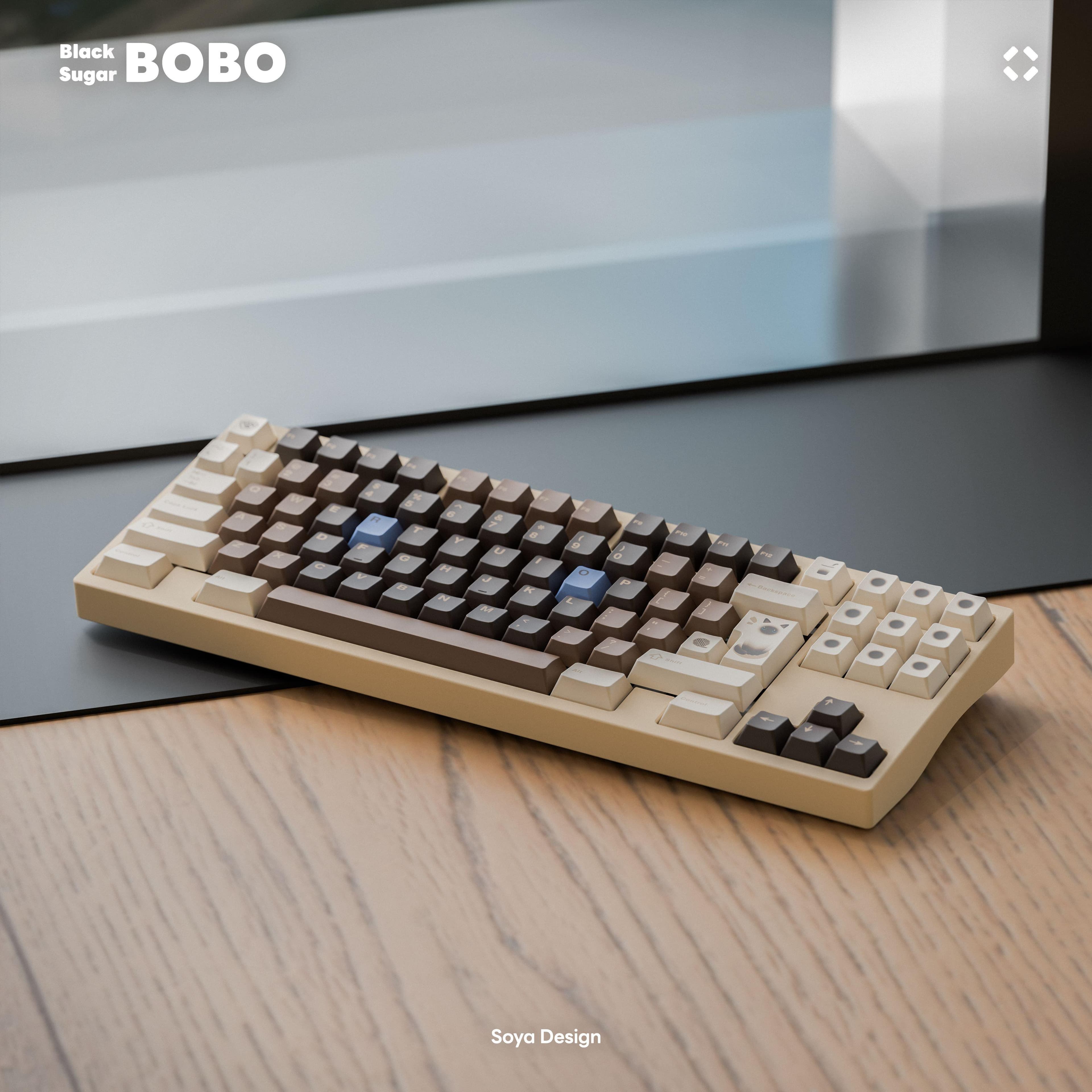 TUTKEYS Black Sugar Bobo Keycaps image 3