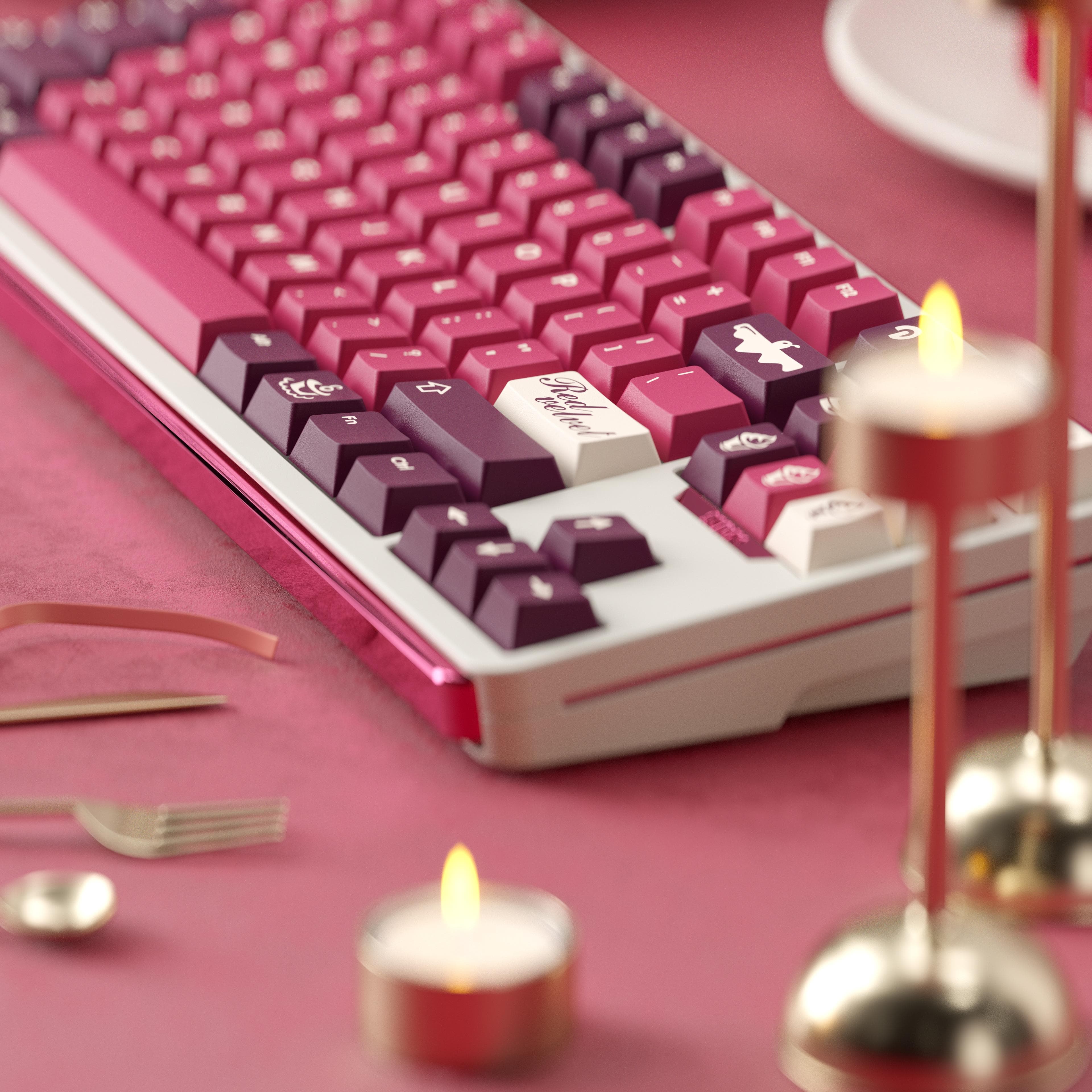 Zero-G Studio X DMK ABS double shot theme keycap "Red Velvet" image 3