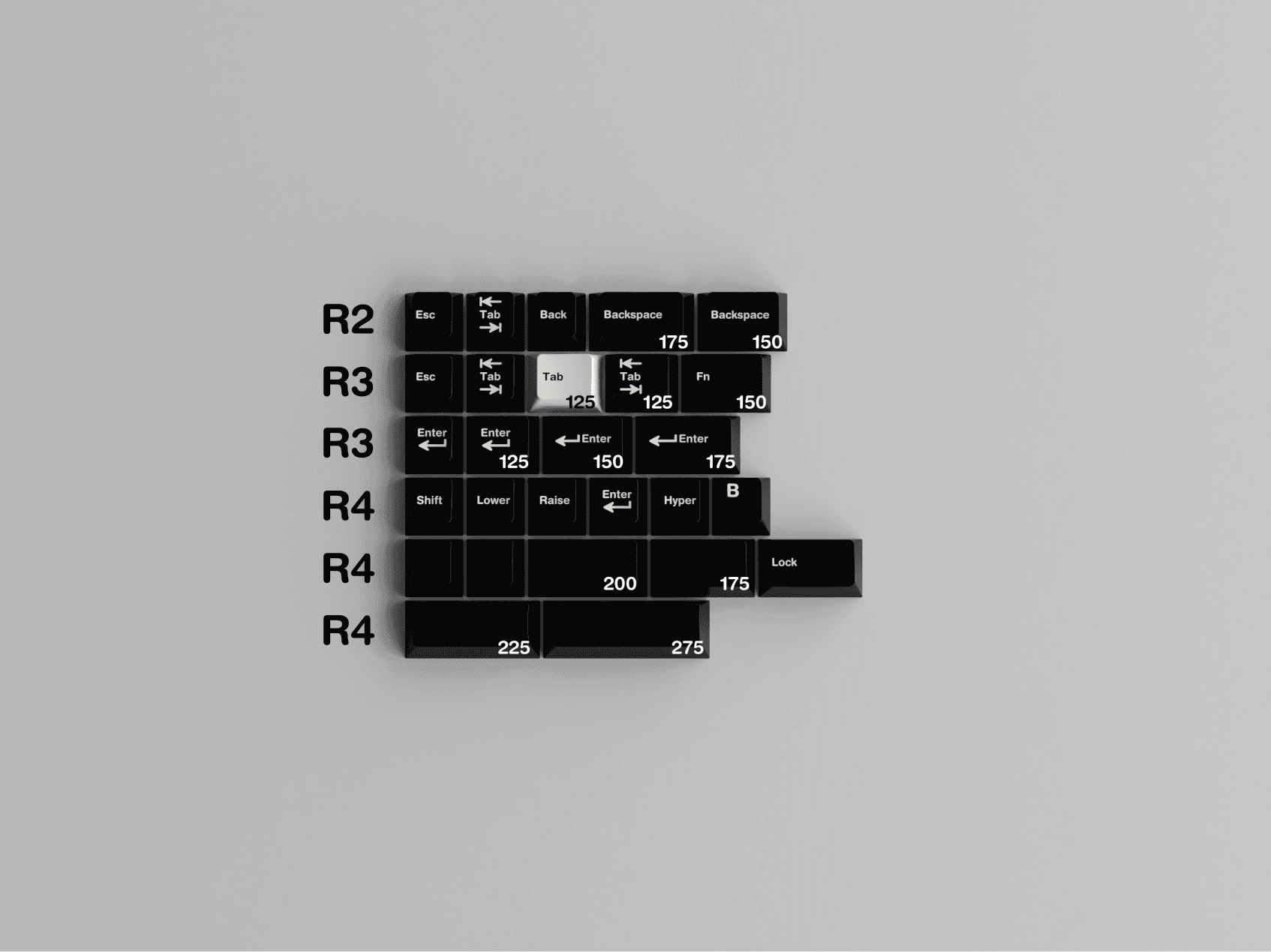 GMK WoB 40s, Colevrak+, R0/R5 | Shipping