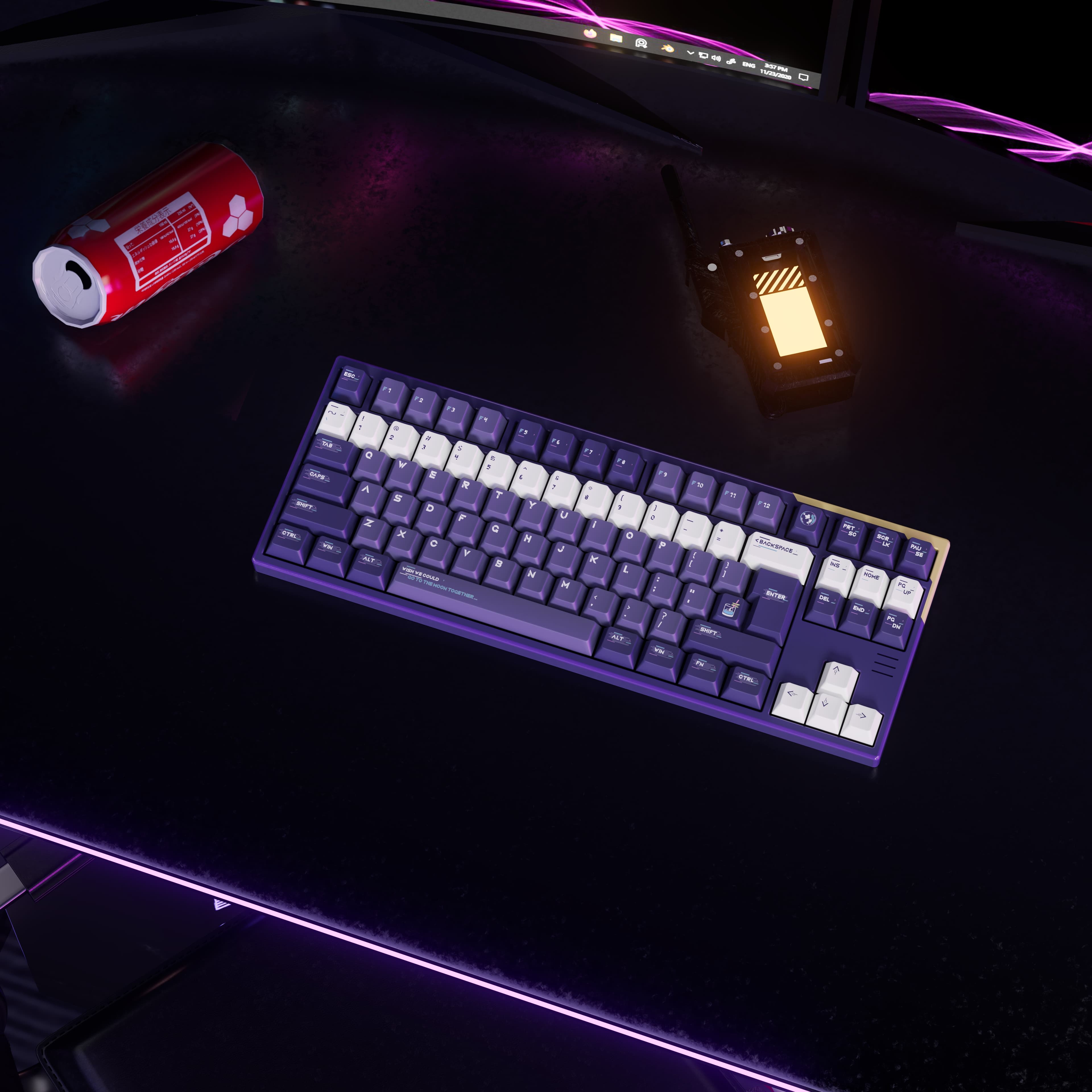 CreateKeebs Net Runner -cyberpunk style image 9