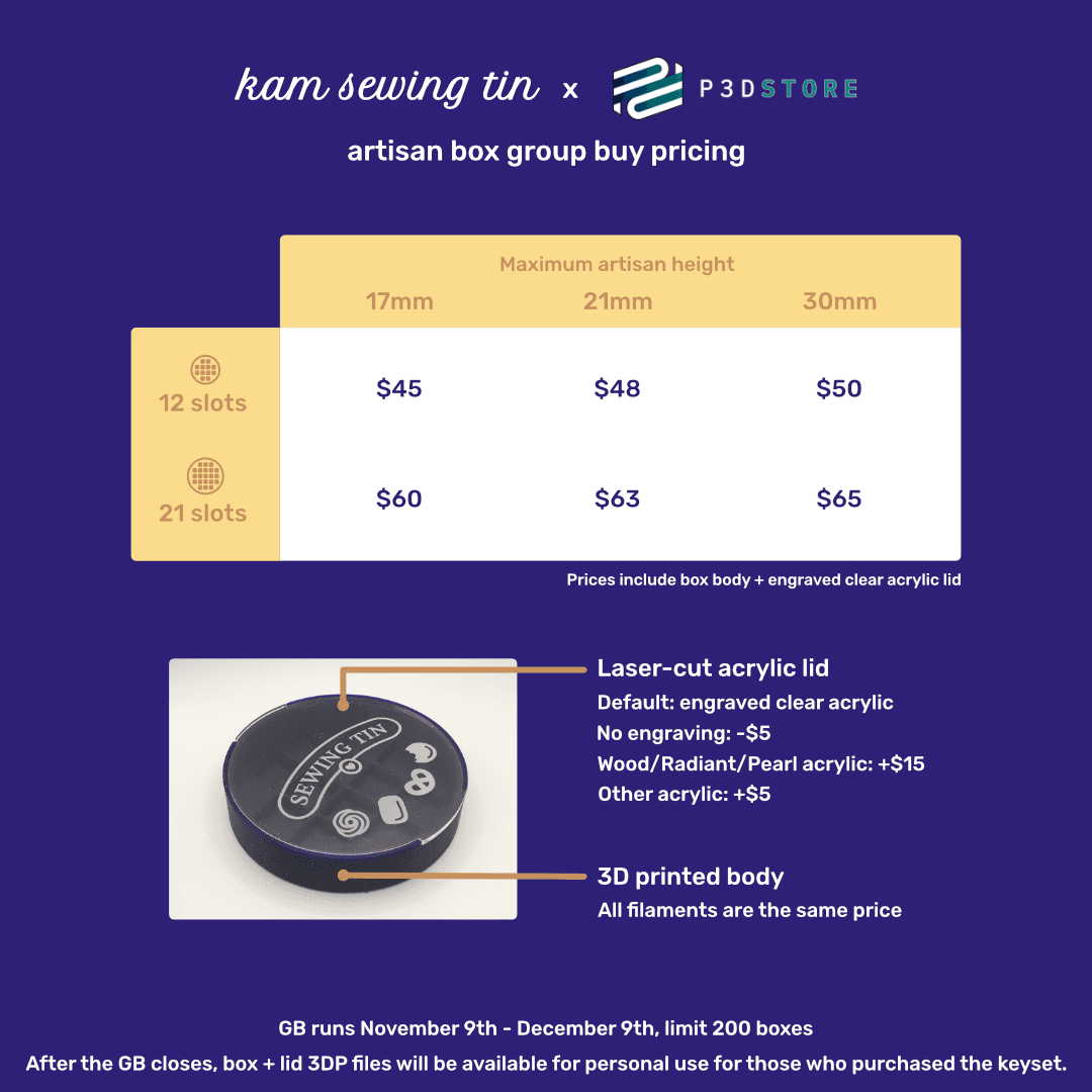 KAM Sewing Tin 🍪 Extras live at zFrontier, ProtoTypist, Ashkeebs, Vala image 67