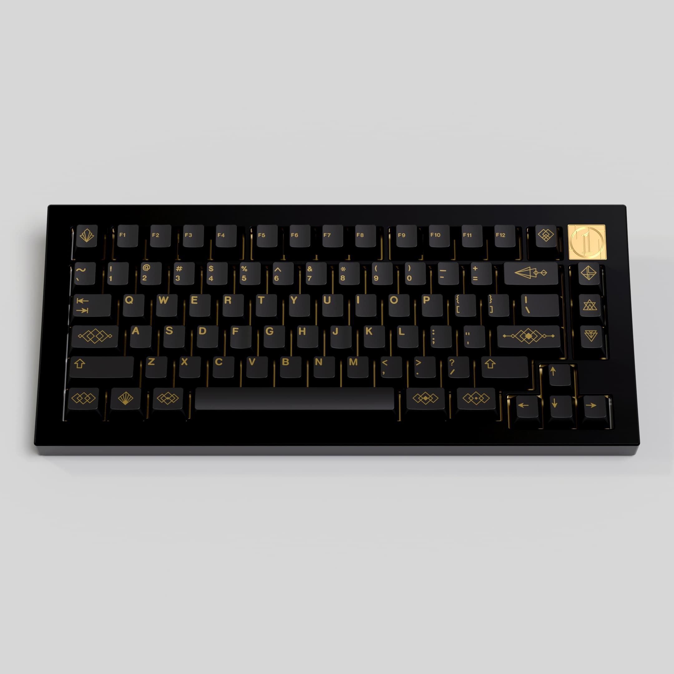 GMK CYL Black & Gold | GB live 'til 20th March - New deskmats/renders! image 20