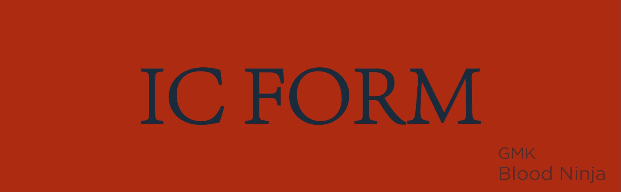 GMK BLOOD Ninja (Name changed) image 2