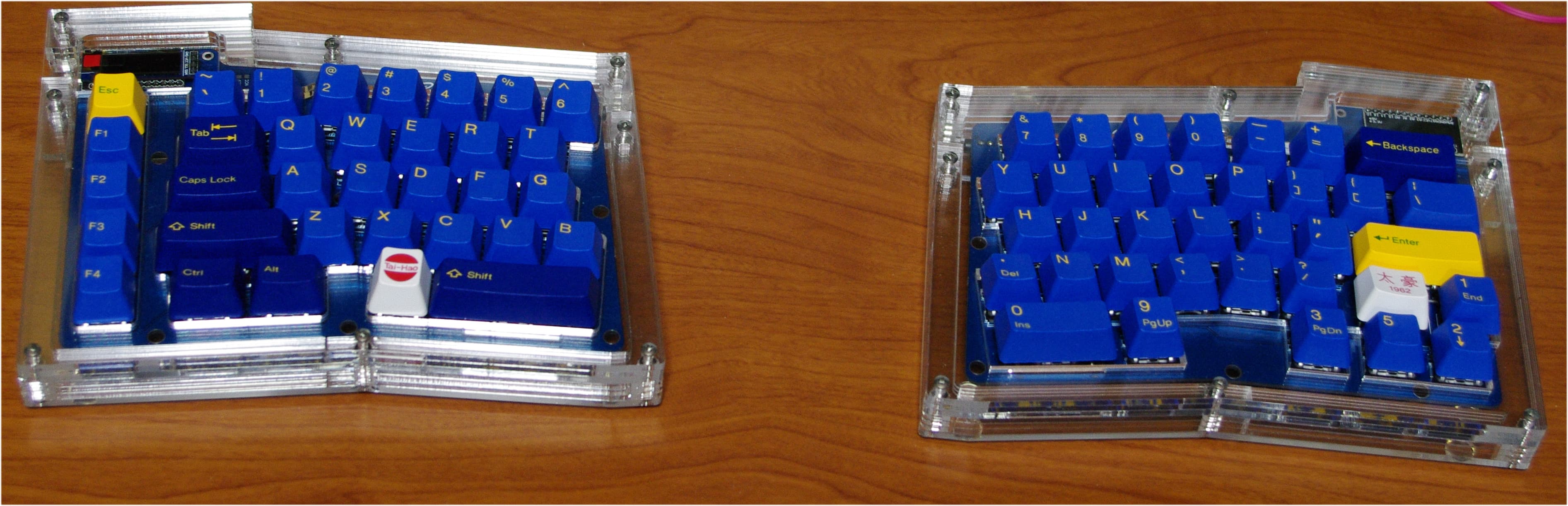 Slice and Slice RGB, Split Alice Keyboards. GB Closed image 8